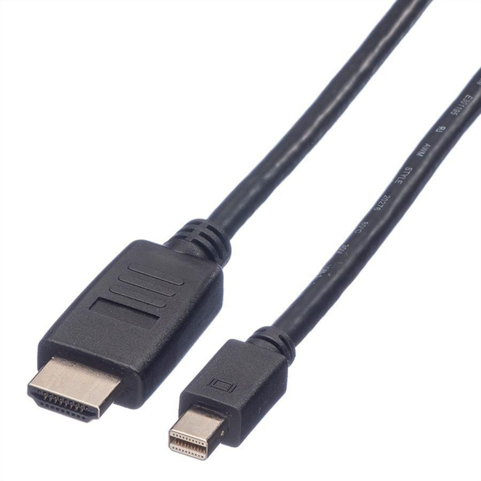 VALUE Mini DisplayPort Cable Mini DP-HDTV ST/ST Black 2 M