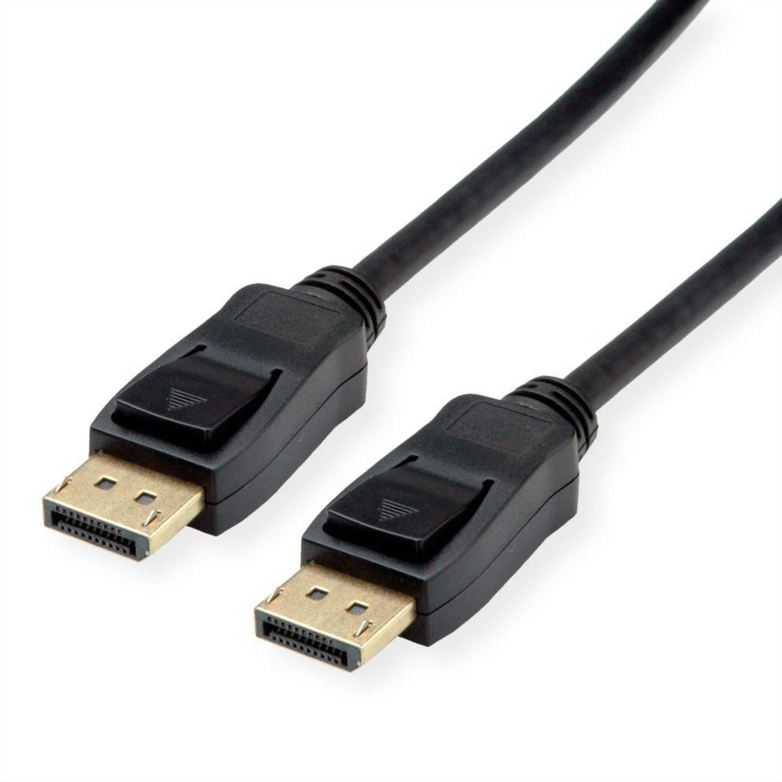 Value DisplayPort Connection Cable Plug 1.50 M Black Shielded DisplayPor