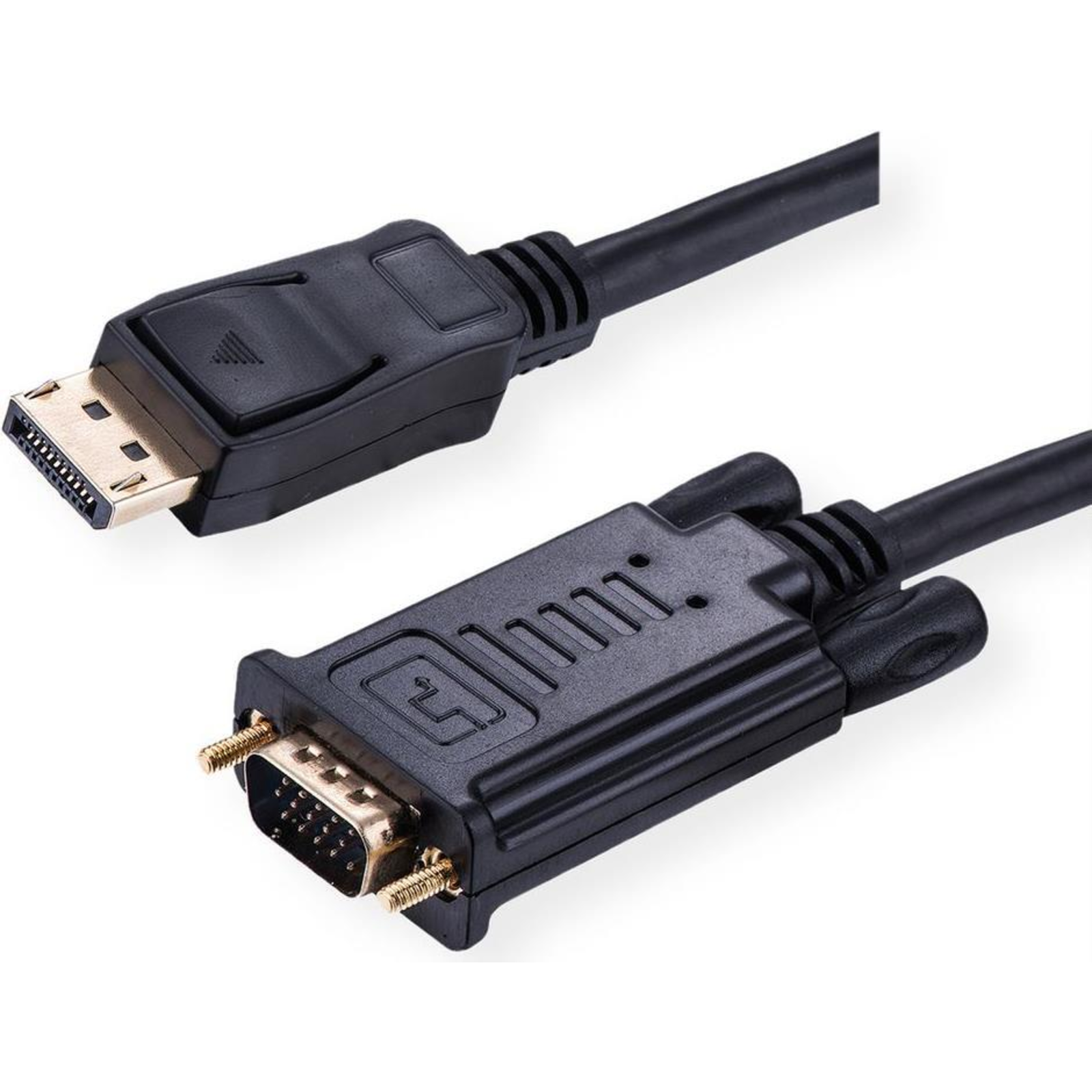 VALUE DisplayPort-VGA Cable DP ST VGA ST Black 3 M