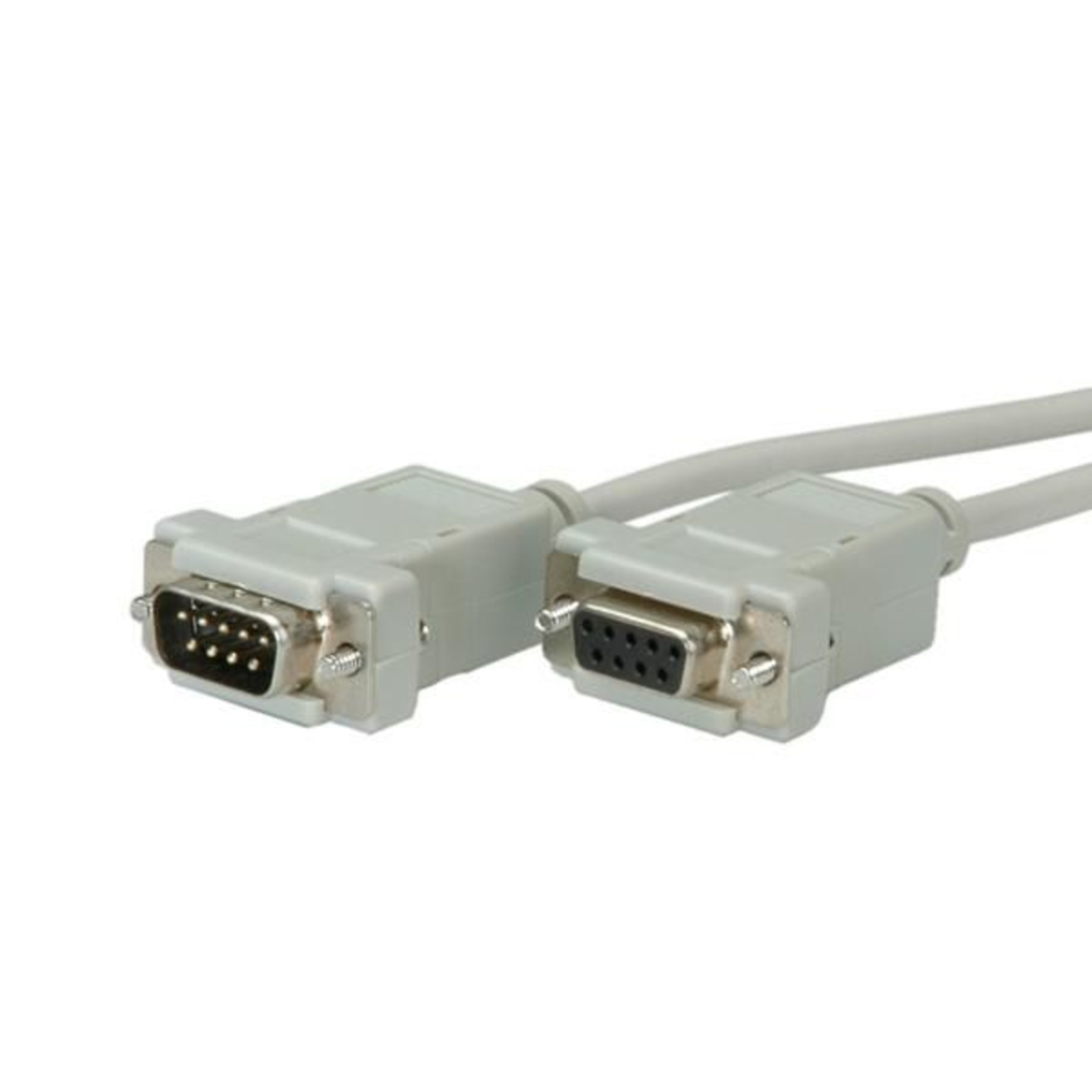 Value Serial Connection Cable (1x D-SUB Plug 9-pin 1x D-SUB Socket 9-pin) 3.00 M Grey