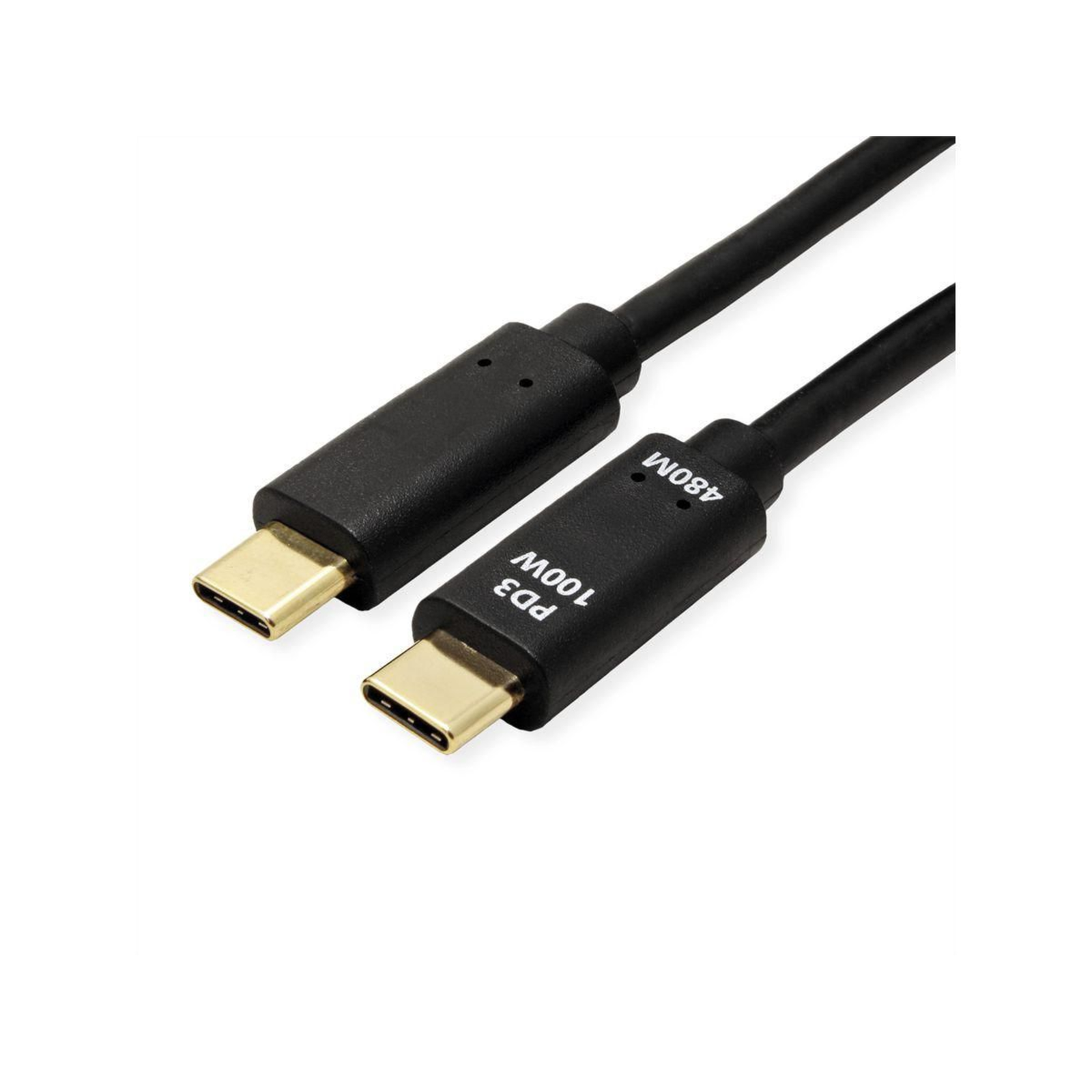 VALUE USB 2.0 Cable C-C ST/ST 100W Black 3 M