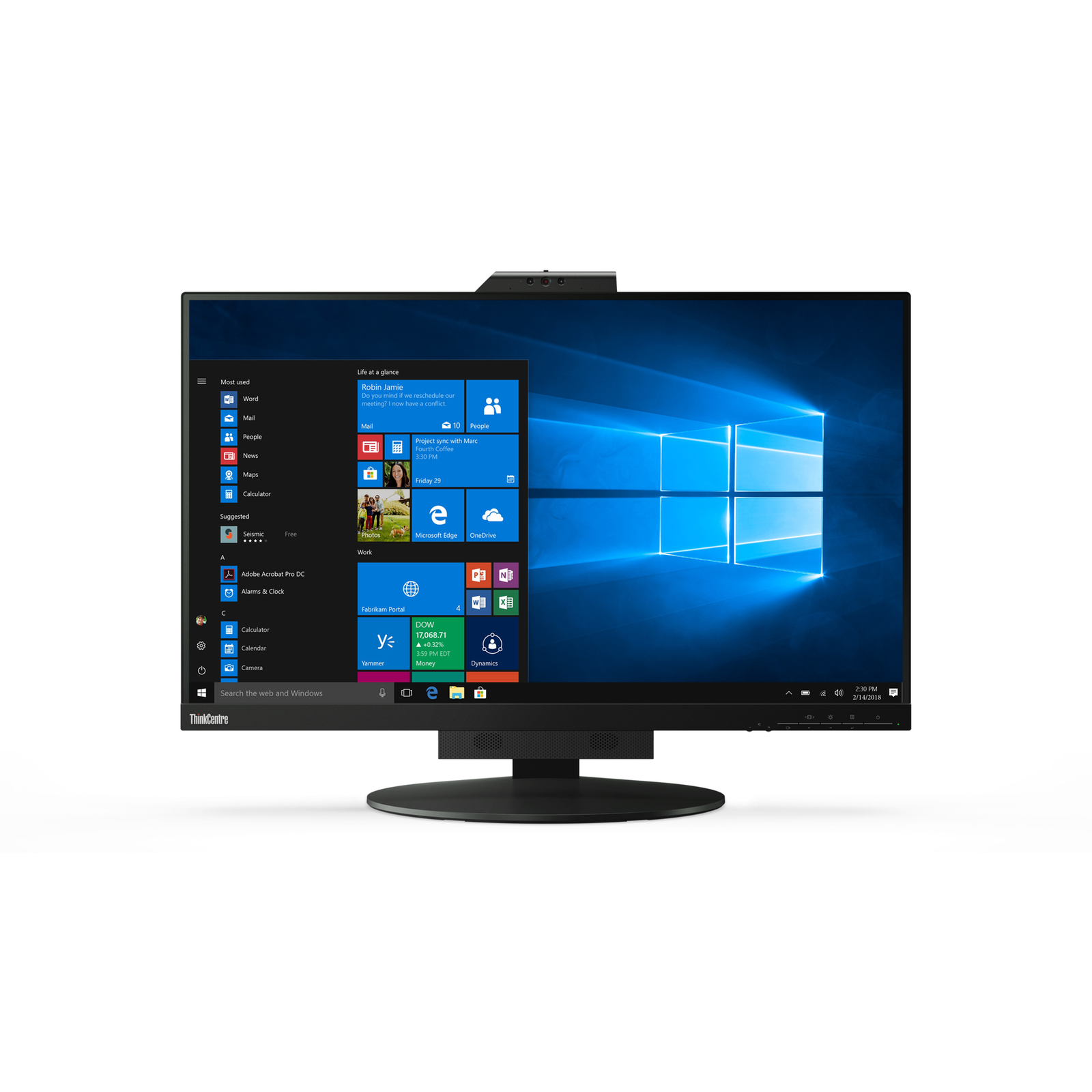 Lenovo LED Monitor ThinkCentre Tiny-in-One 27 27 Inch 2560x1440