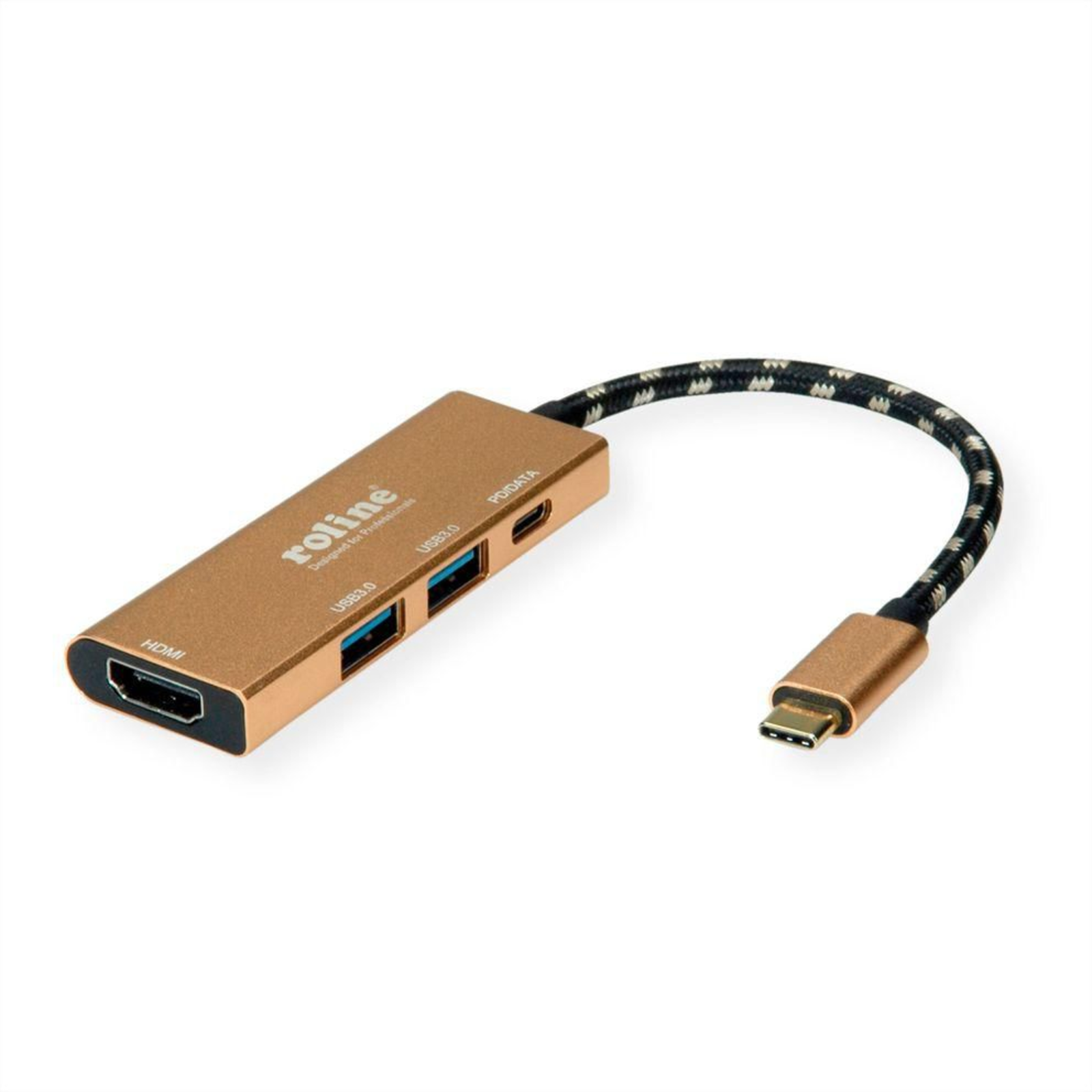 ROLINE 12.02.1119 Wired USB 3.2 Gen 2 3.1 Gen 2 Type-C gold 5 Gbit-s