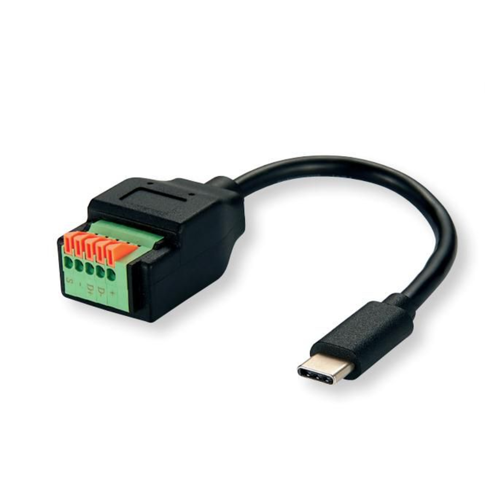 ROLINE Cable Adapter Type C ST Push Terminal Block Adapter Digital/Data