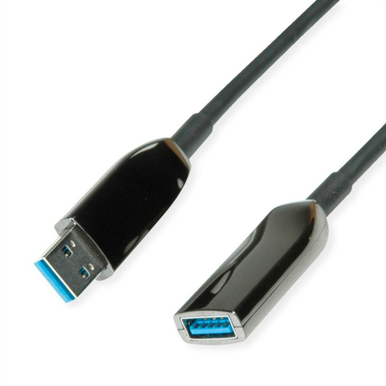 ROLINE 12.04.1077 20 M USB A USB A USB 3.2 Gen 1 3.1 Gen 1 5000 Mbits Black