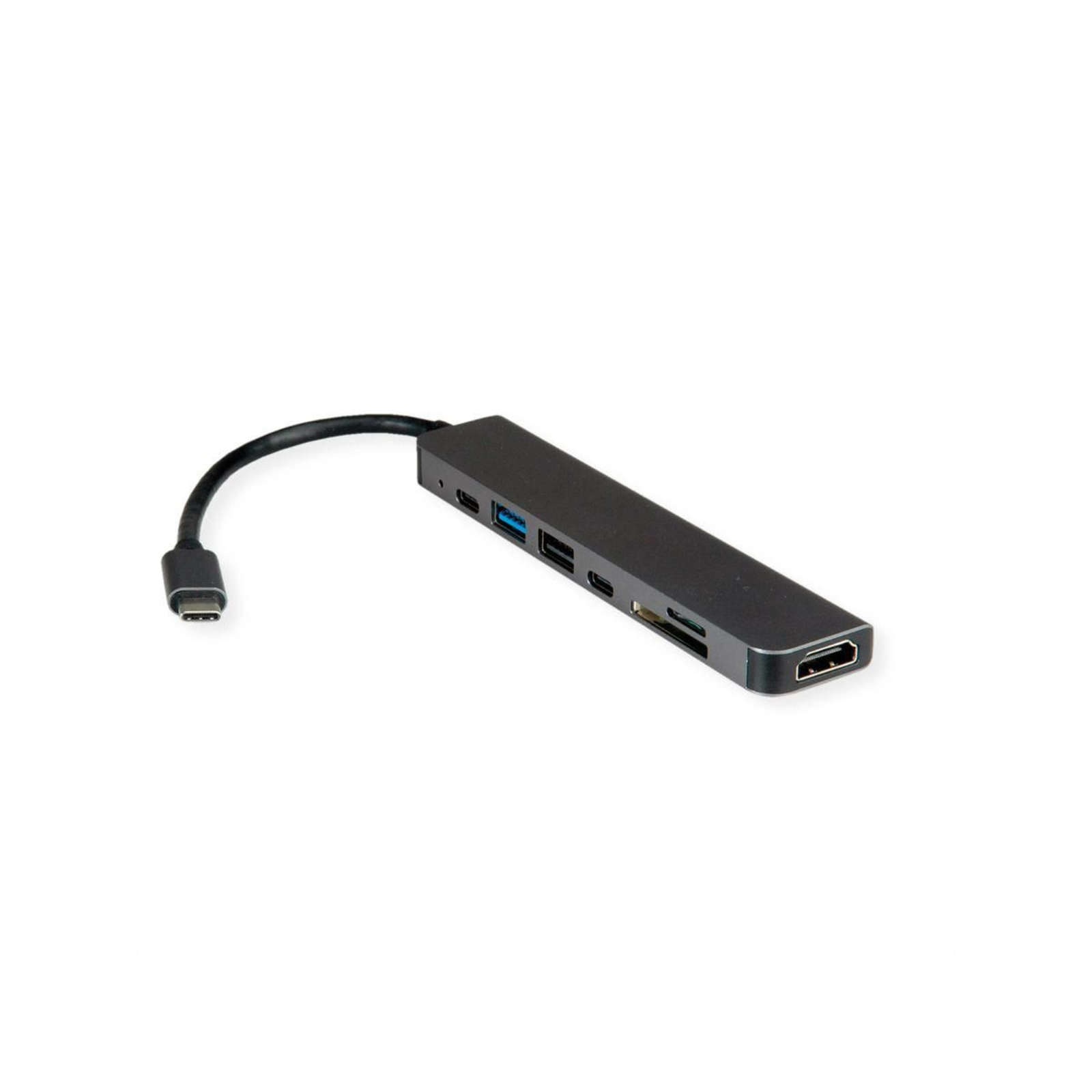 VALUE USB-C Dock HDMI+2x USB A 2.0+3.2G+SD-TF+PD 4K Digital Data