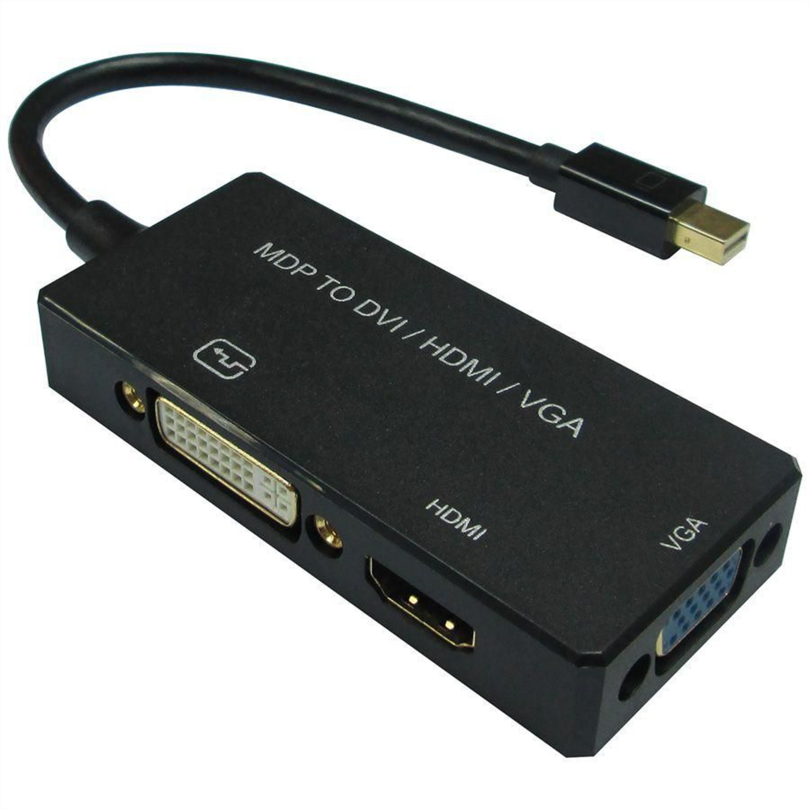 VALUE 12993154 0.1 M Mini DisplayPort DisplayPort + DVI + HDMI Male Female Straight