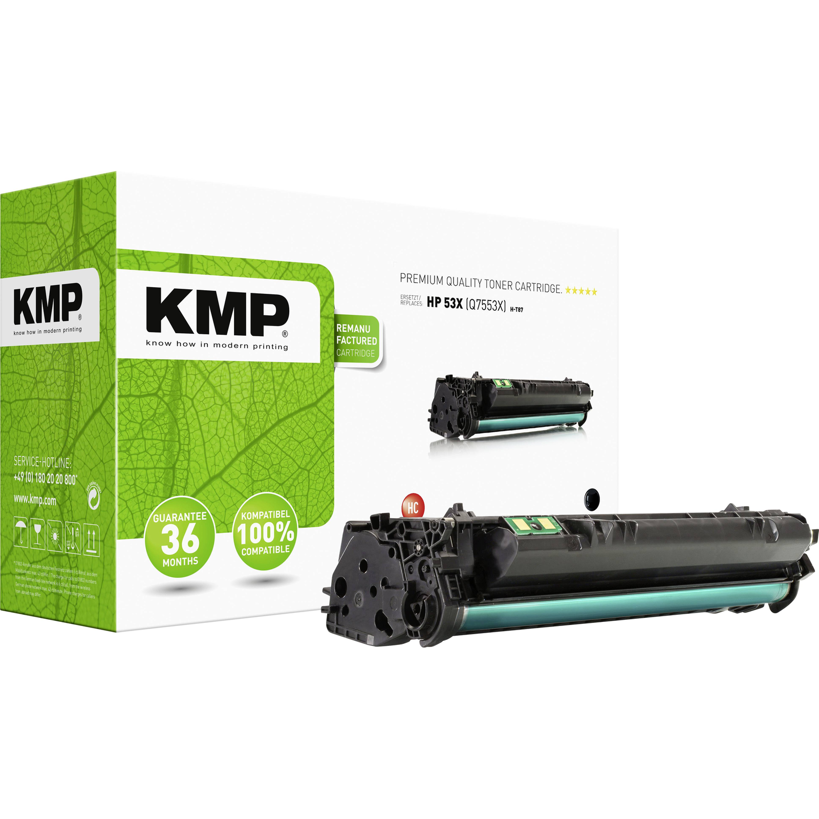 KMP Toner H-T87 7000 Pages ScToner Black