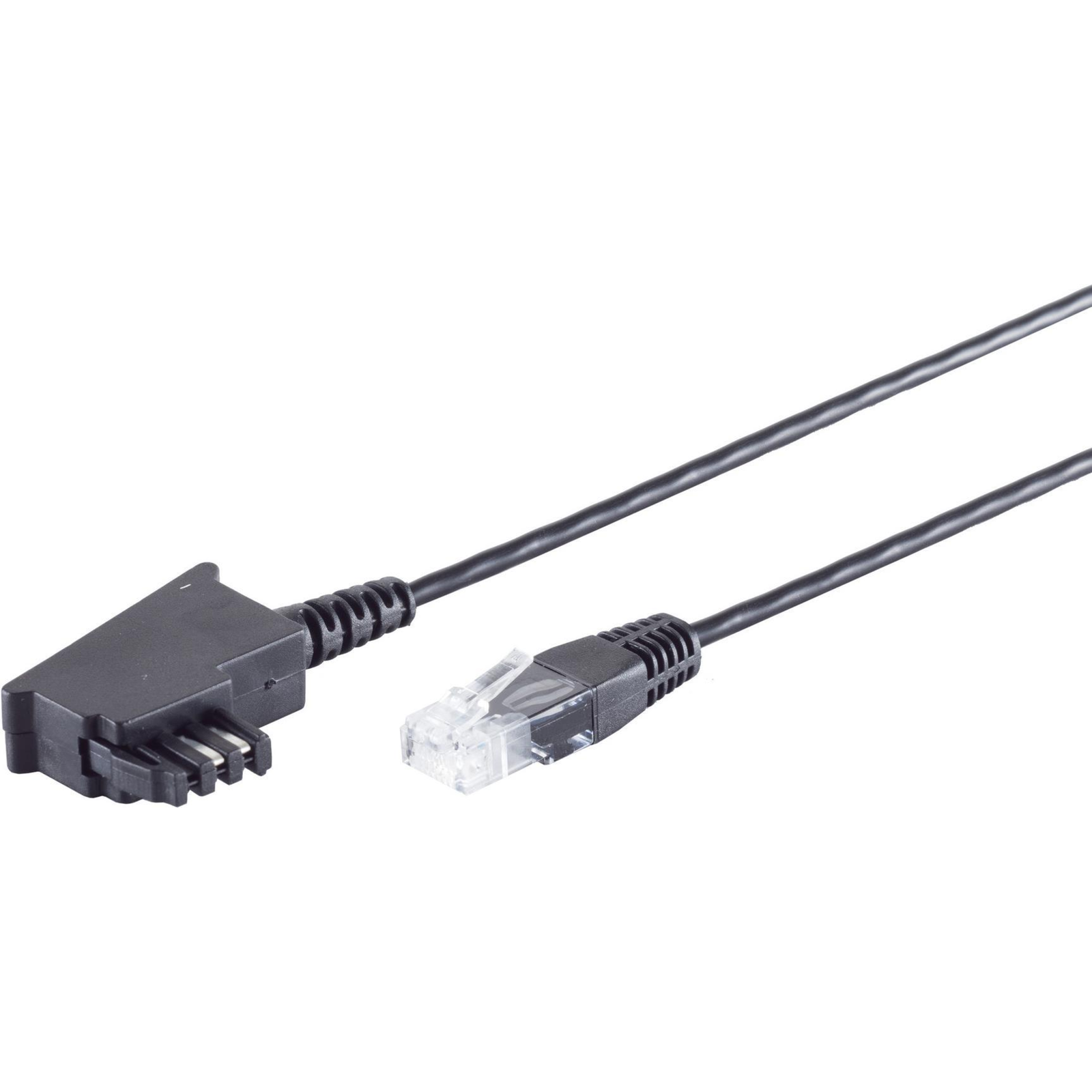 ShiverPeaks Maximum Connectivity TAE-F Plug to RJ45 Plug VDSL router Cable Network