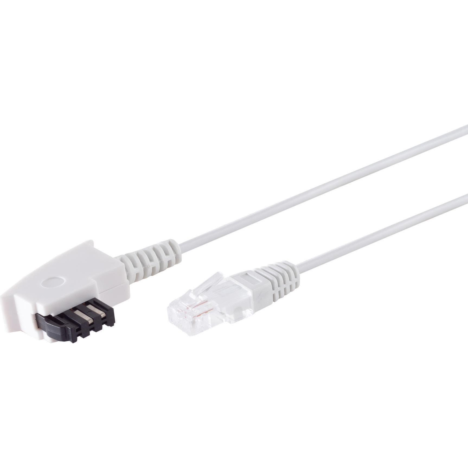 ShiverPeaks Maximum Connectivity TAE-F Plug to RJ45 Plug VDSL router Cable White Network