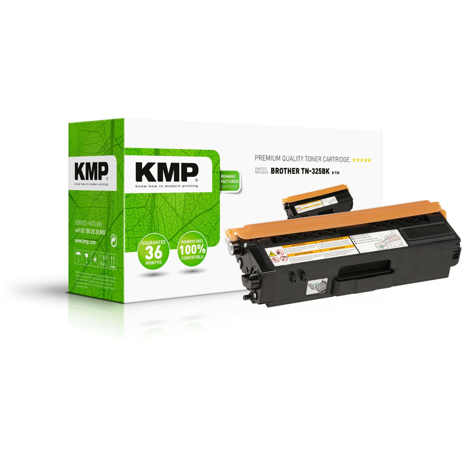 KMP B-T38 Black Toner Compatible with Bredher TN-325BK