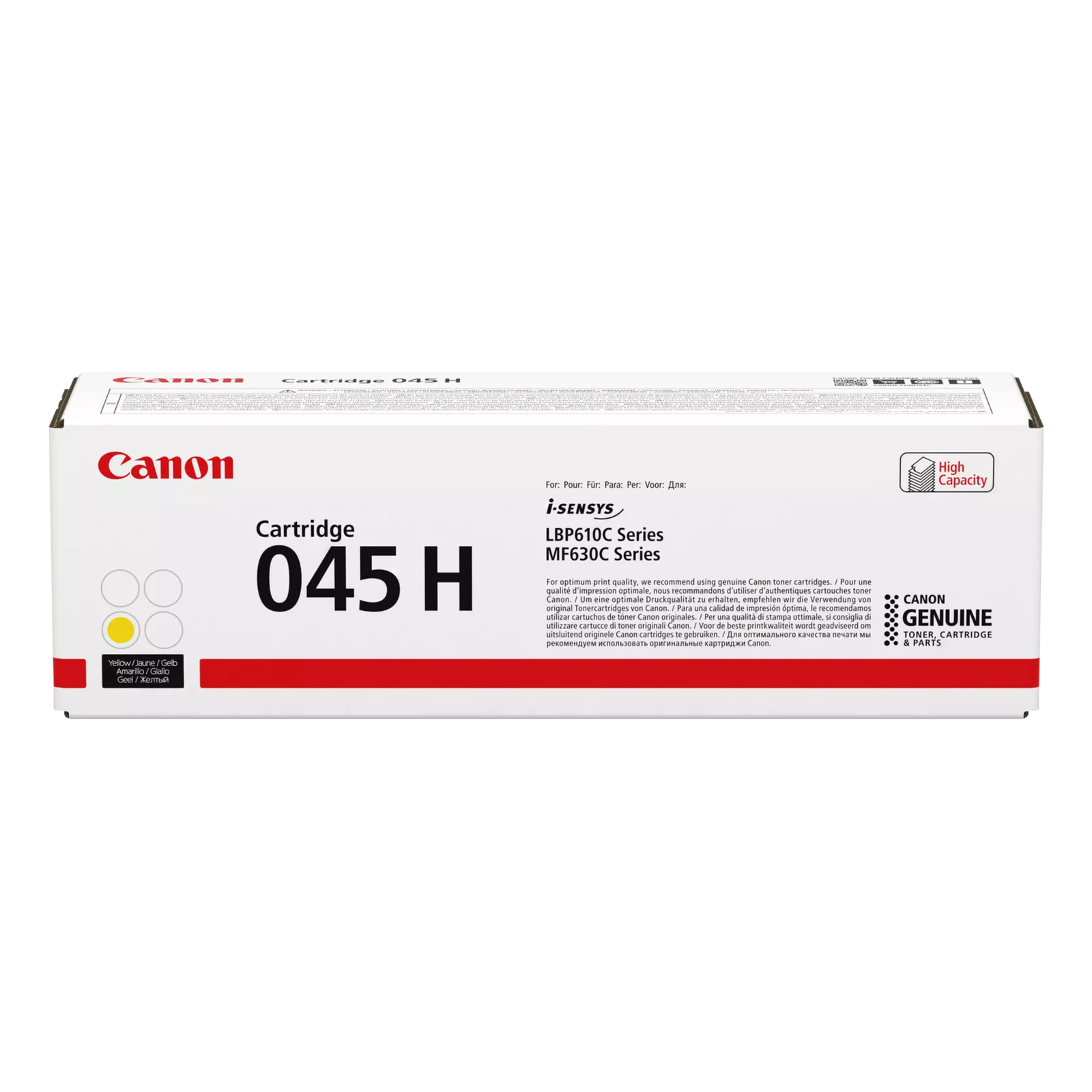 Canon 045 H Yellow 2200 Pages Toner 1243C002