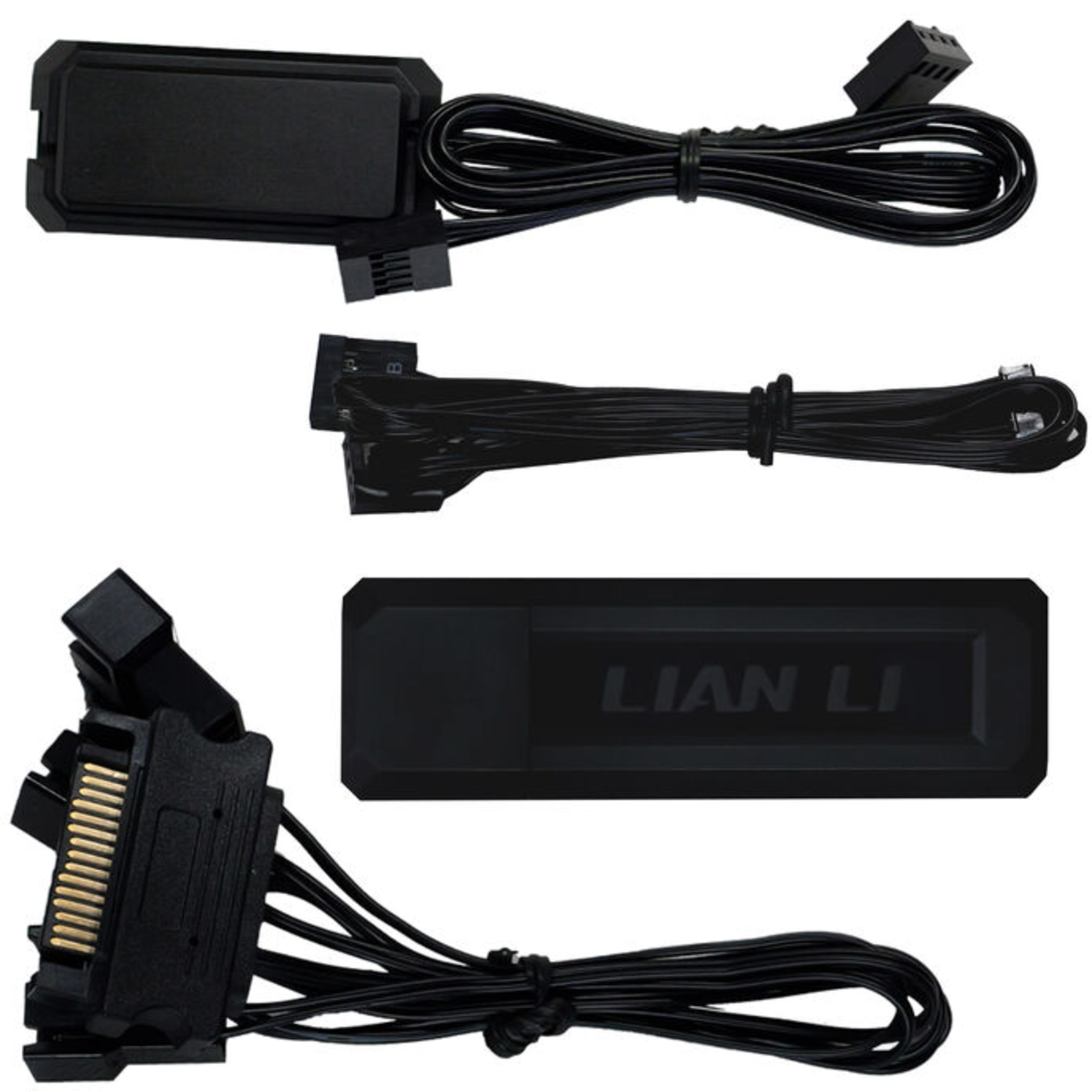 Lian Li Set of 3 Uni Fan TL Wireless LCD RGB Case Fans 12cm (Black)
