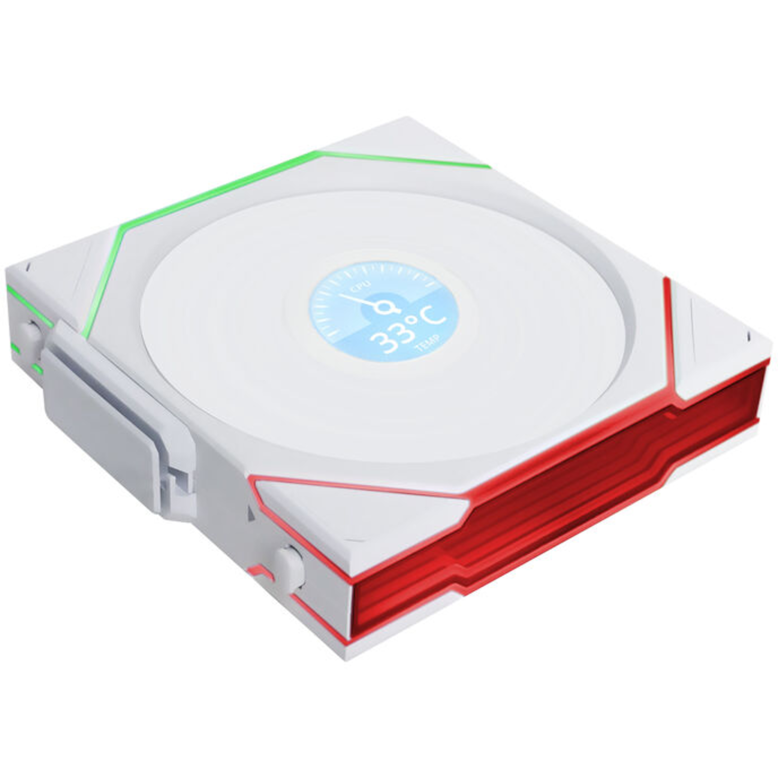 Lian Li Set of 3 Uni Fan TL Wireless LCD RGB Case Fans 12cm (White)