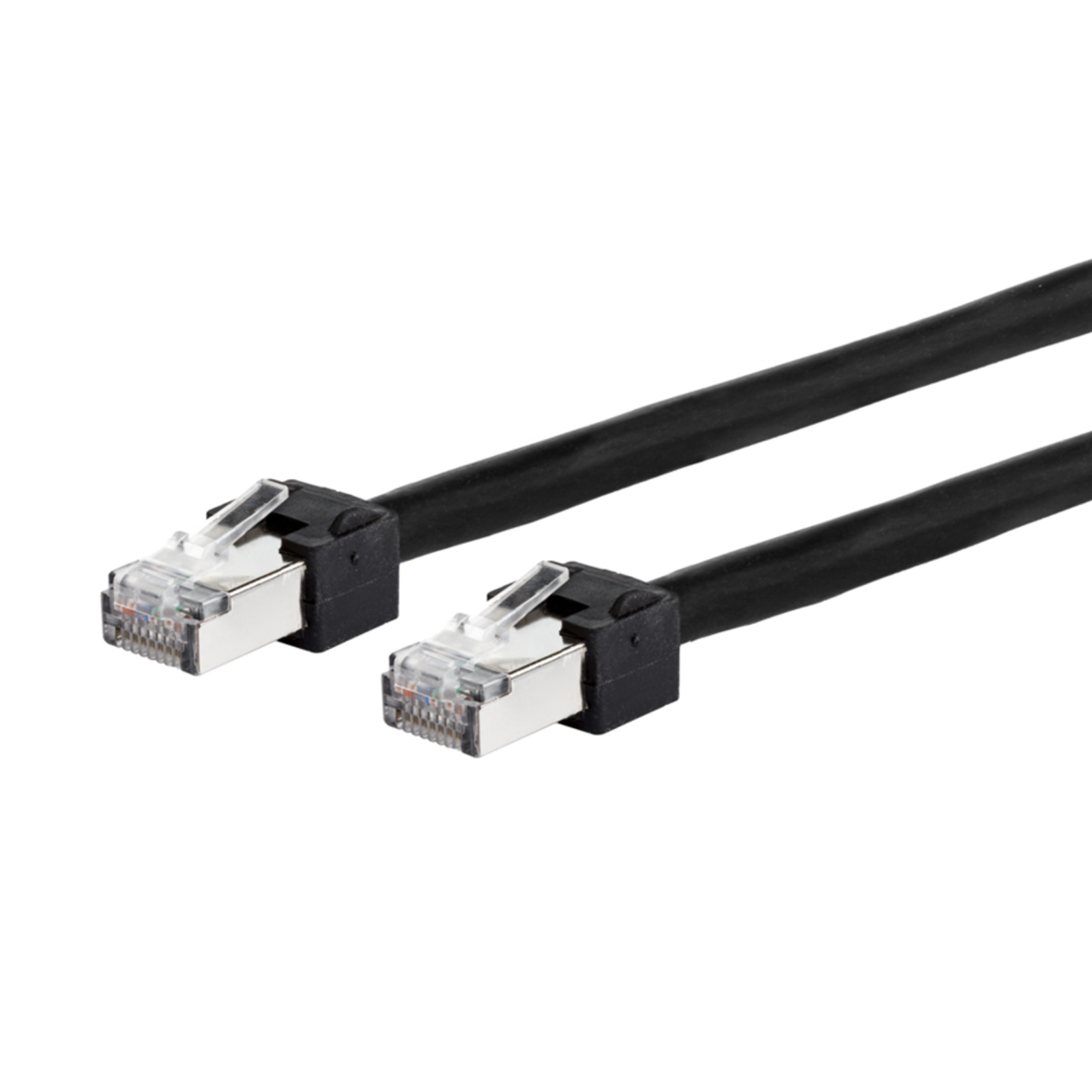 METZ CONNECT Ultraflex500 Patch Cable RJ-45 to 2.0m 6.4mm SFTP PiMF CAT 6 Shielded Black