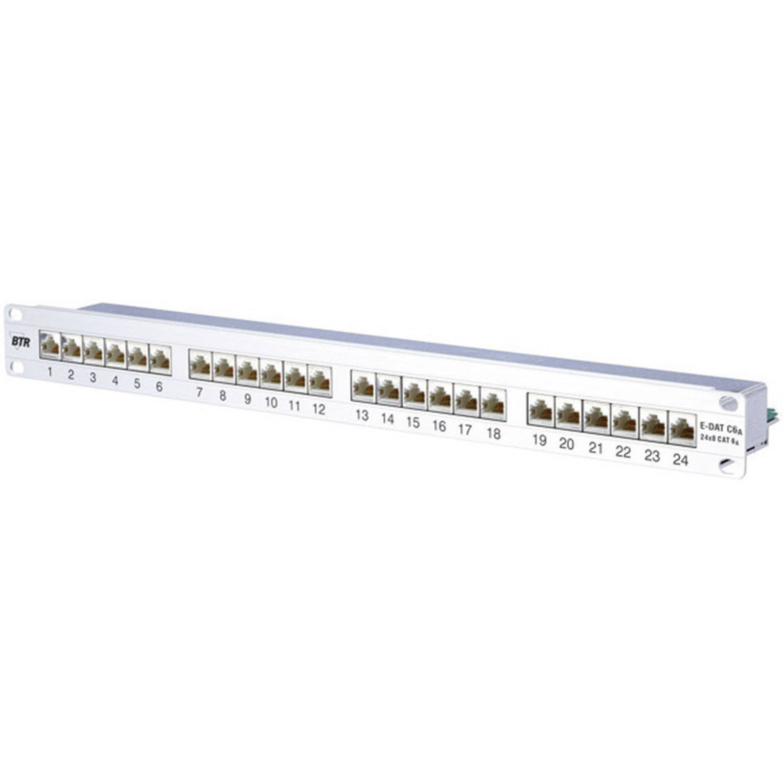 METZ CONNECT E-DAT C6A 24 Port Patch Panel 1U LSA