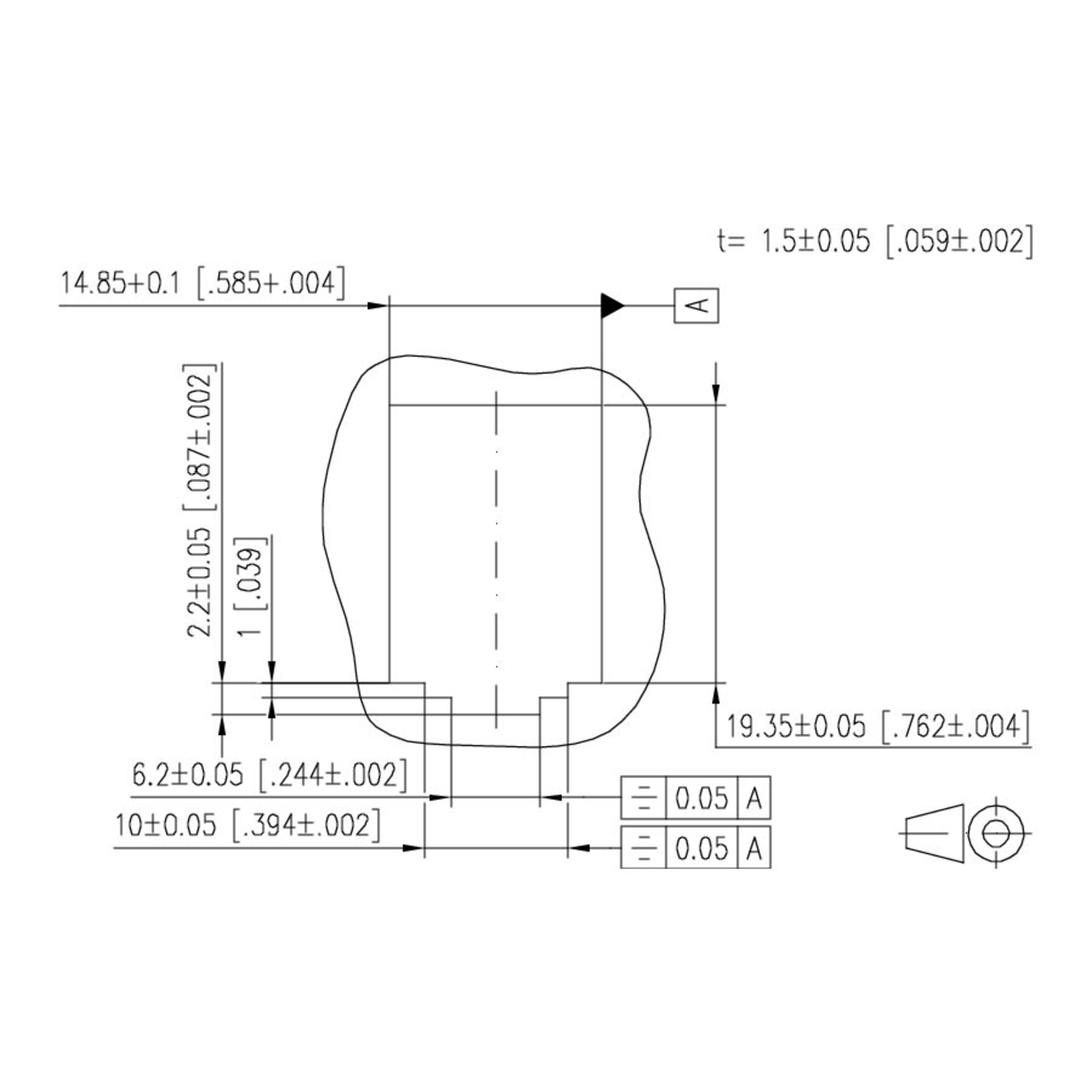METZ CONNECT Module AP Housing 8 Port Pure White Uncovered