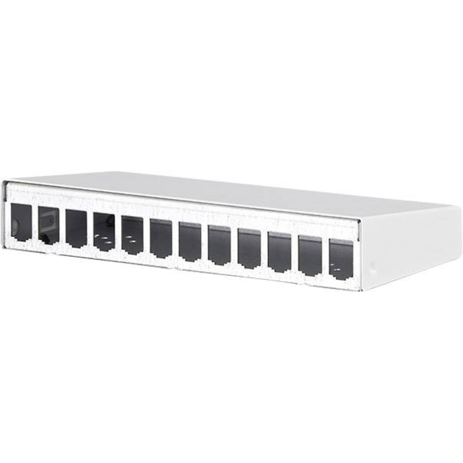METZ CONNECT Module AP Housing 12 Port Pure White Uncovered
