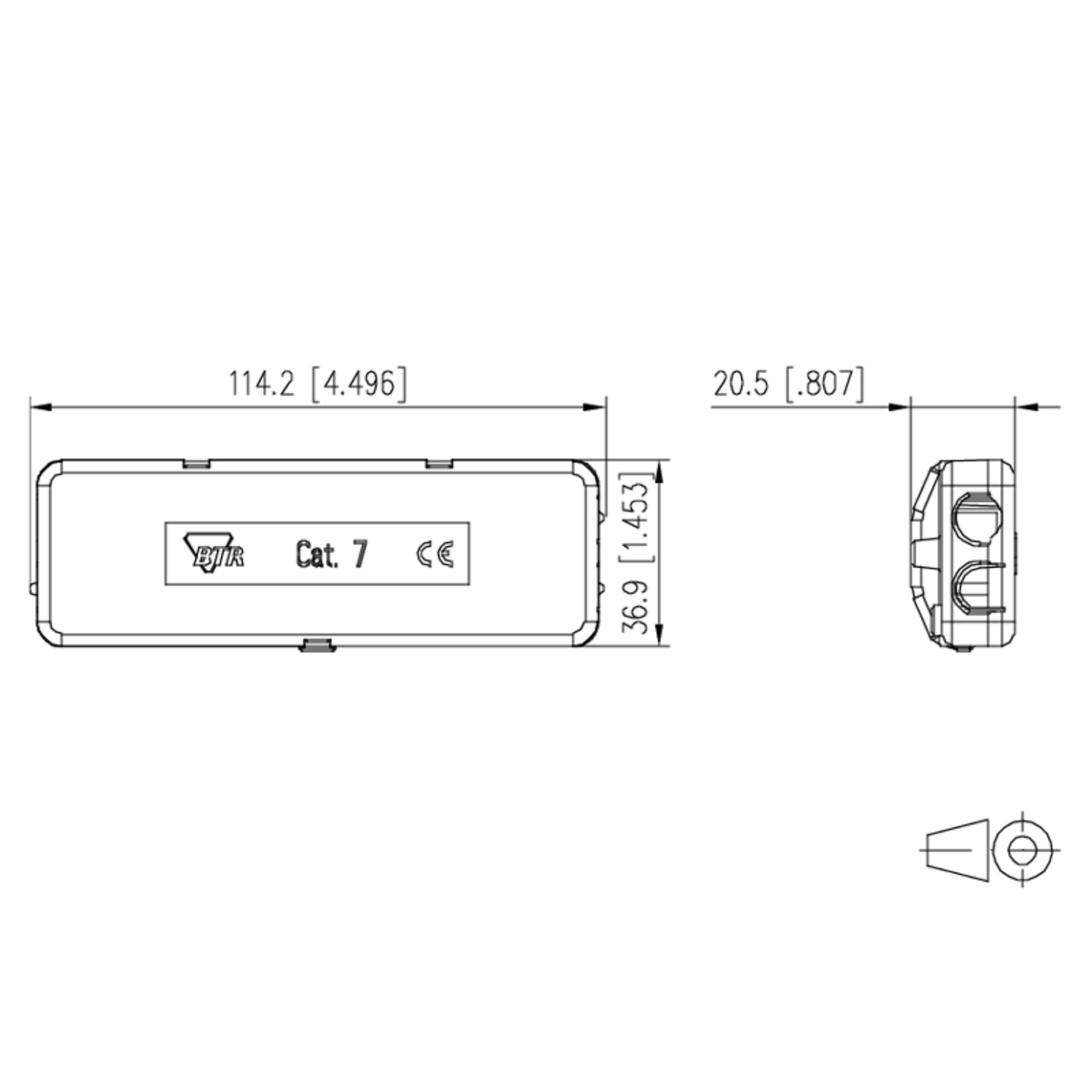 Metz Connect Cable Connector 130863-E