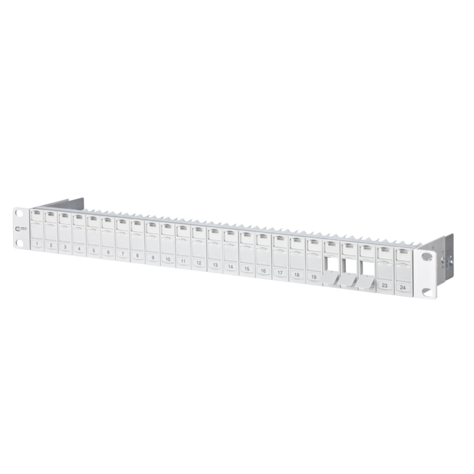 METZ CONNECT 19 Inch Module Rack 24 Port 1U Unequipped