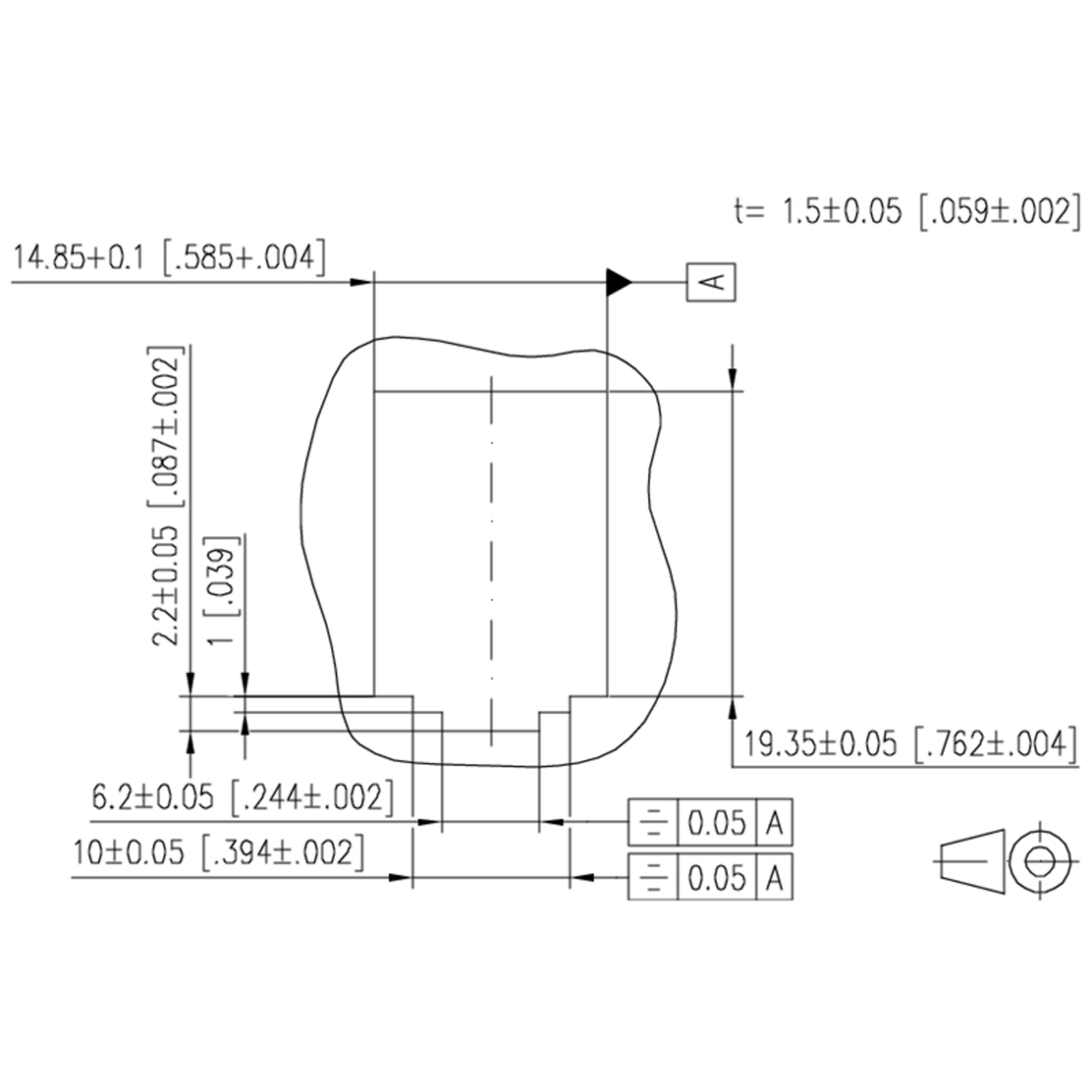METZ CONNECT 19 Inch Module Rack 24 Port 1U Unequipped