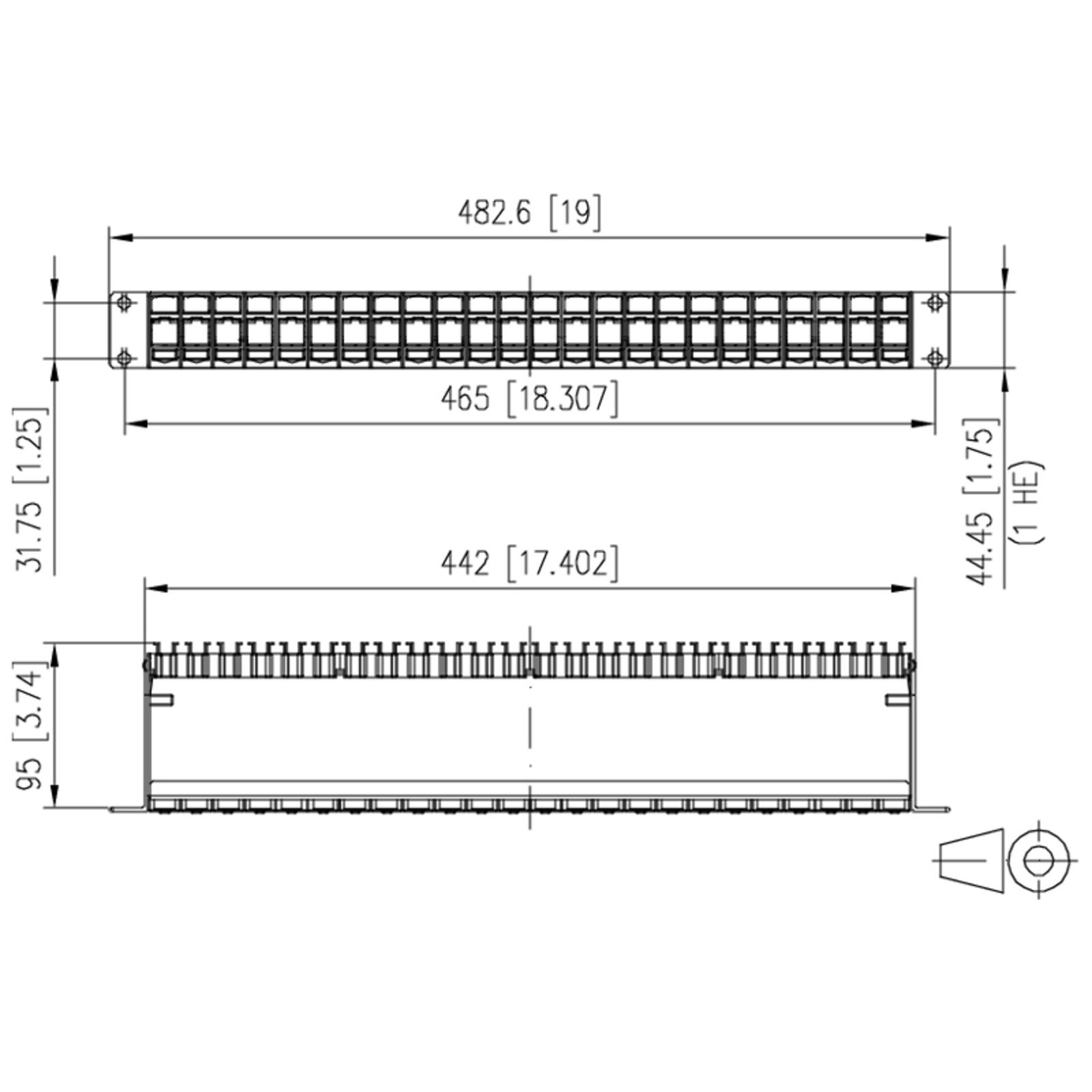Metz Connect Module Rack 19Z Empty 130920-00KE