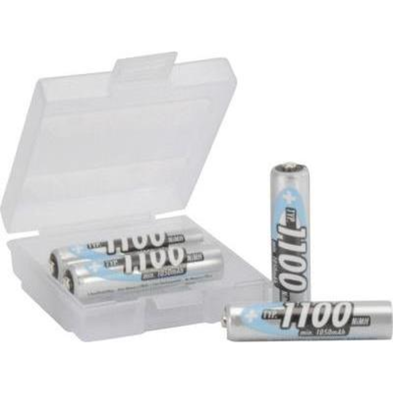Ansmann Micro AAA Rechargeable NiMH 4-pack + Box 1100 MAh 1.2 V 1 Set 1311-0002 Micro AAA 1,100 MAh