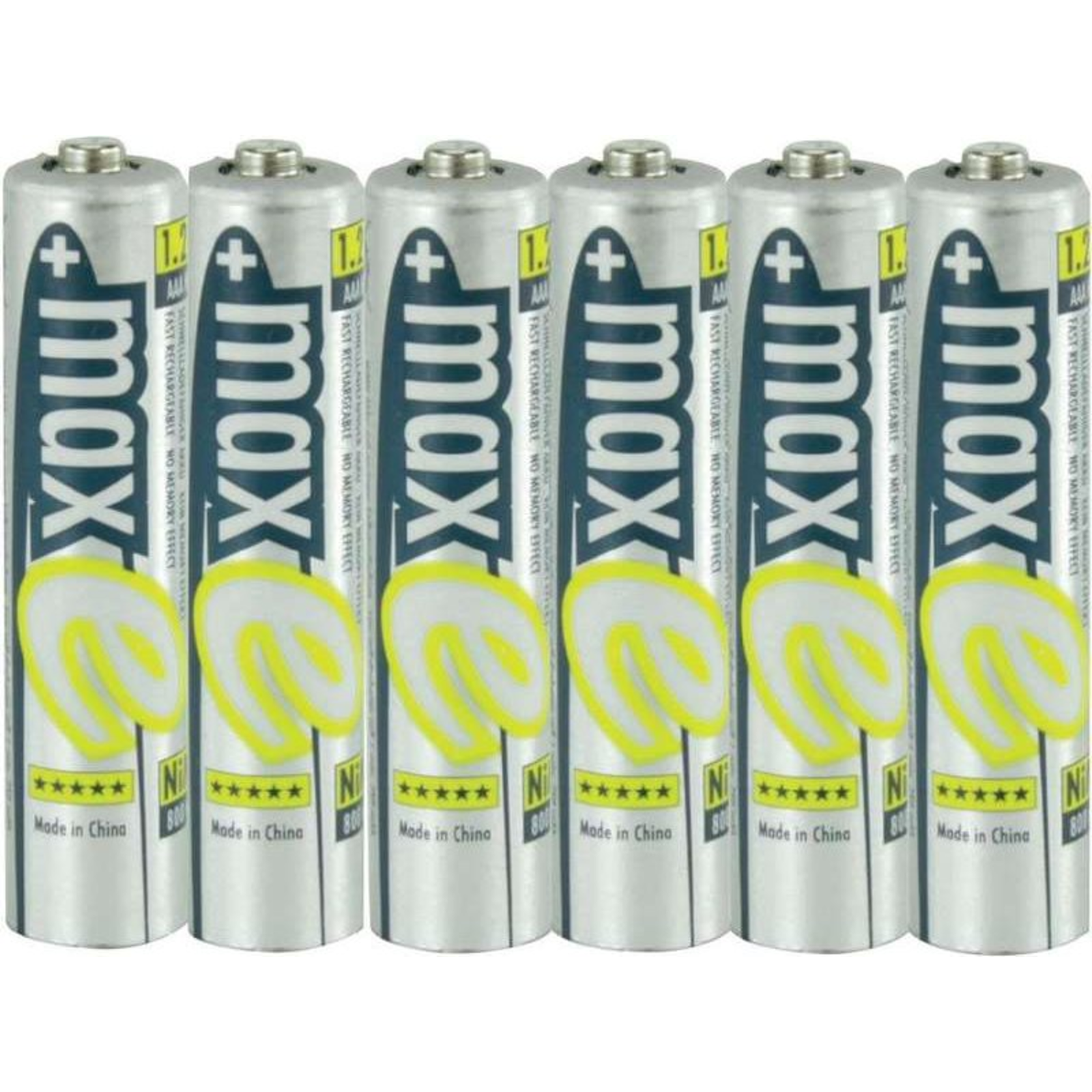 Ansmann 4+2 Free Rechargeable Batteries MaxE Micro AAA 800 MAh