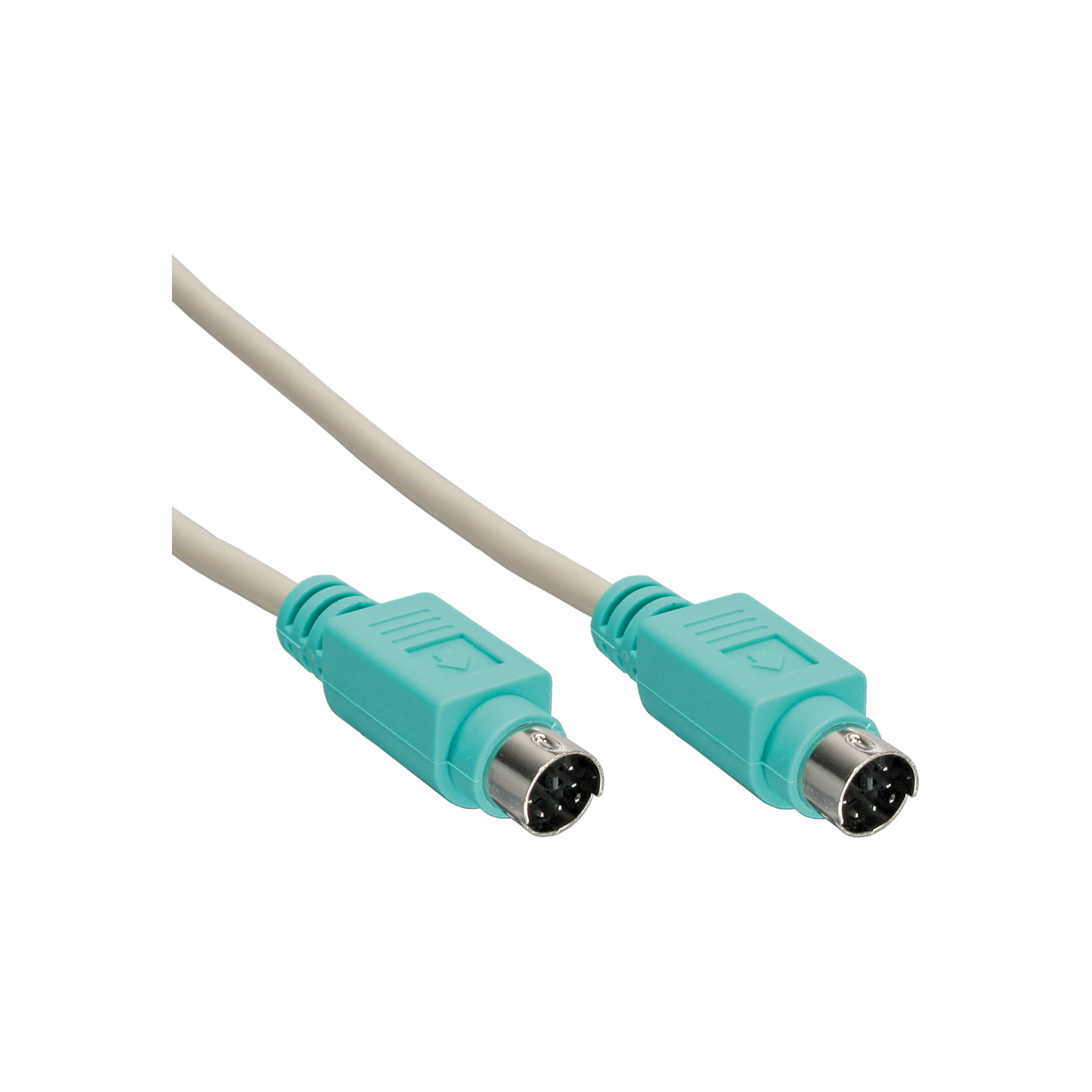 InLine PS-2 Cable Male Male PC 99 Color Green 2m