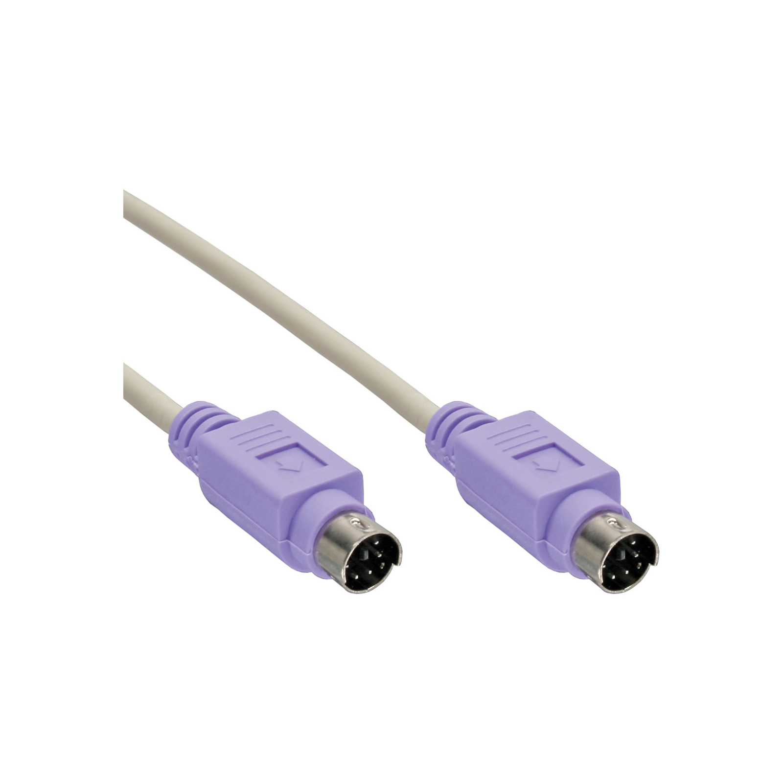 InLine PS-2 Cable Male Male PC 99 Color Purple 2m