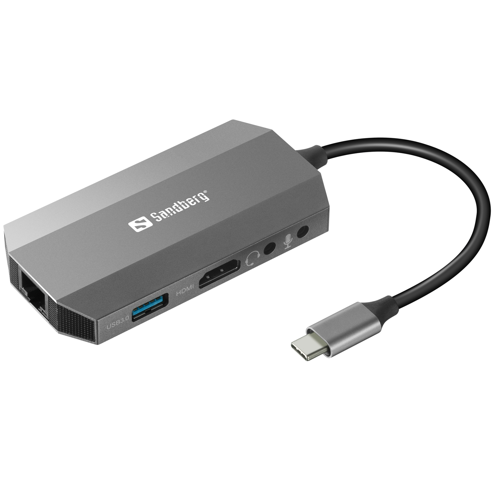 SANDBERG USB-C 6-in1 Travel Dock