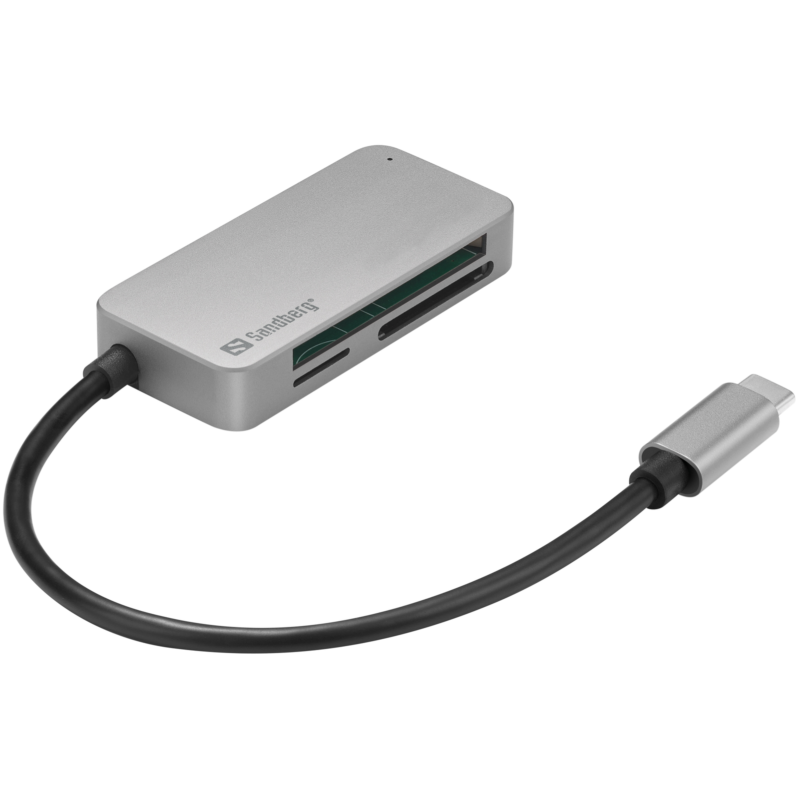 Sandberg USB-C Multi Card Reader Pro MMC SD XD TransFlash MicroSD SDHC SDXC CFast