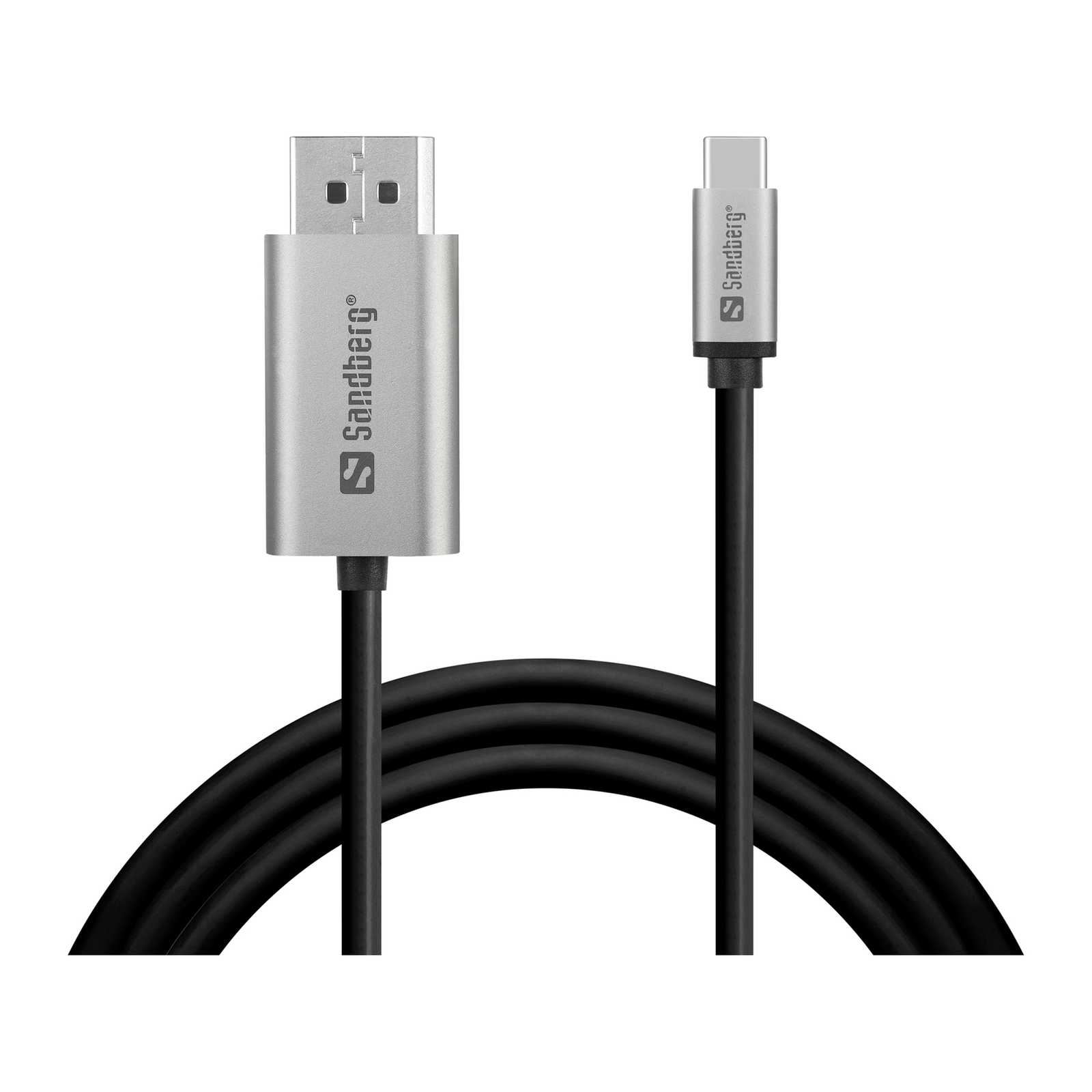 Sandberg Adapter Cable 24 Pin USB-C (M) to DisplayPort (M) 2 M 4K Support (136-51)