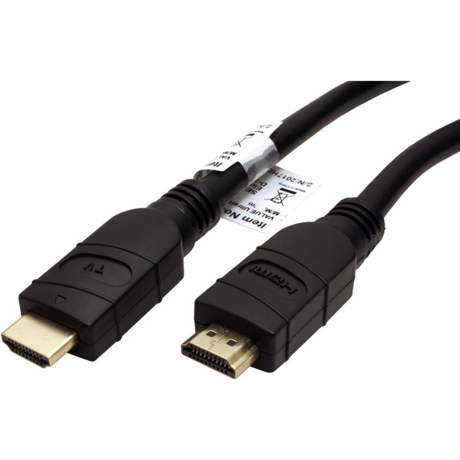 VALUE 14993452 15 M HDMI Type A Standard HDMI Type A Standard 3840 X 2160 Pixels 3D Black