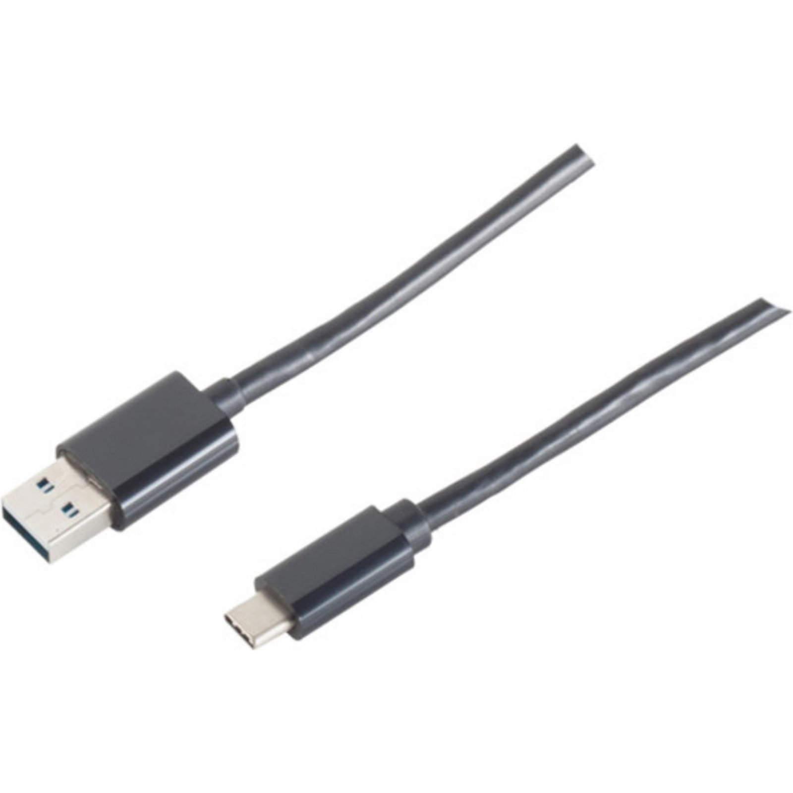 ShiverPeaks 14-10005 1 M USB A USB C 2.0/3.2 Gen 1 (3.1 Gen 1) Black