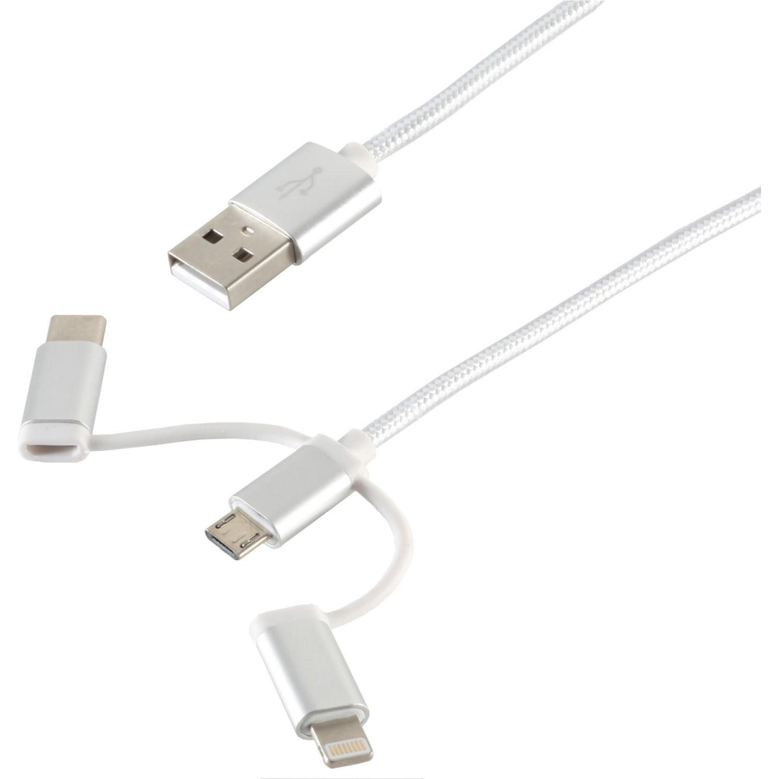 ShiverPeaks BS14-50067 1 M USB A Micro-USB B USB 2.0 480 Mbit/s White