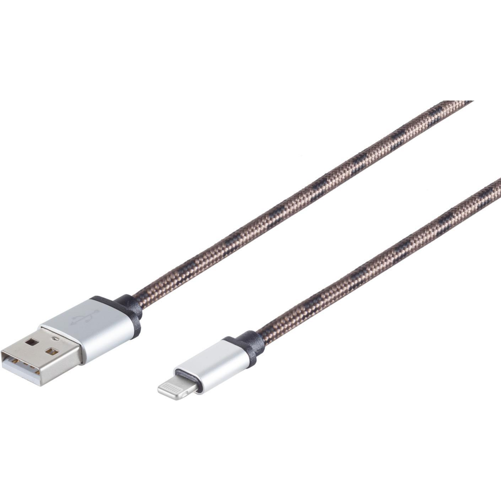 ShiverPeaks 14-50078 0.9m USB A Lightning Brown Mobile Phone Cable Digital/Data 0.9 M