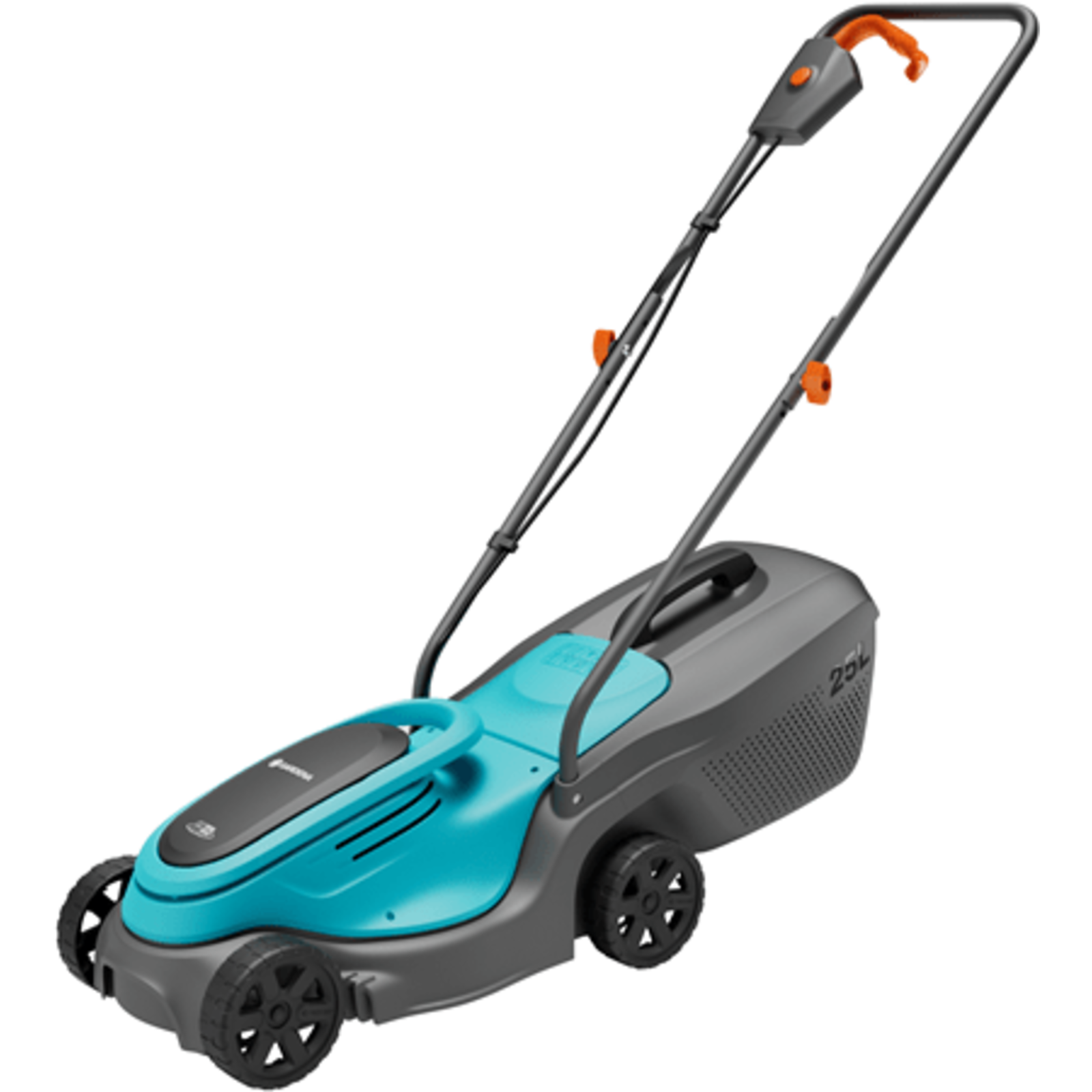 Gardena Cordless Lawn Mower PowerMax 30 18V P4A Solo 18V Black Turquoise No Battery And Charger