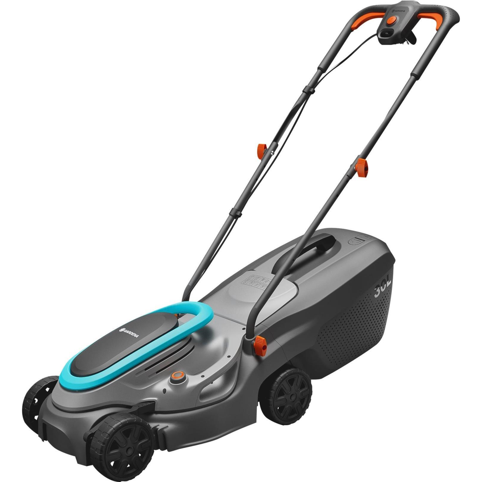 Gardena PowerMax 32 1200 G2 Electric Lawn Mower Black Grey 1200 Watts