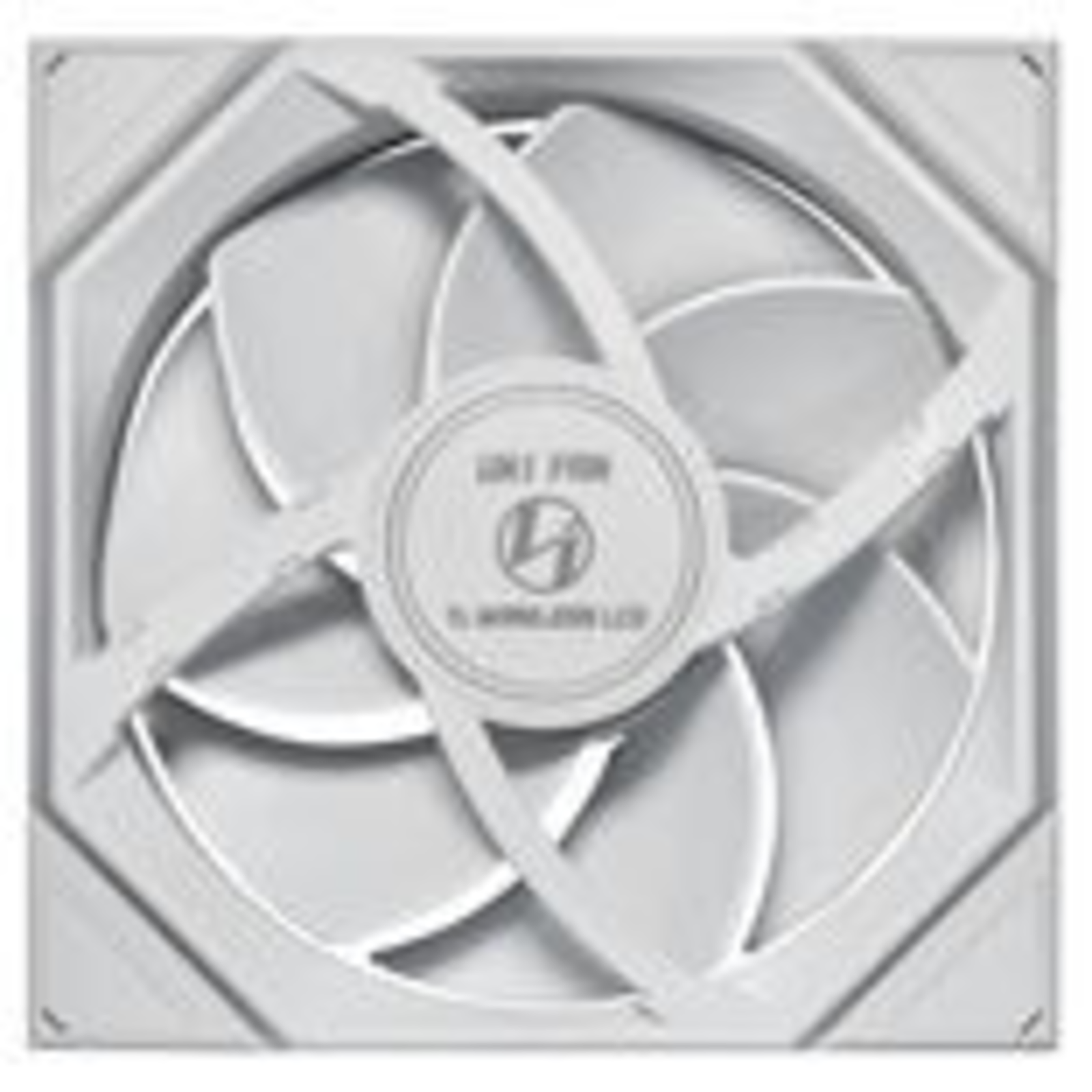 Lian Li UNI FAN TL LCD Wireless Fan ARGB PWM Reverse Blade 140mm White