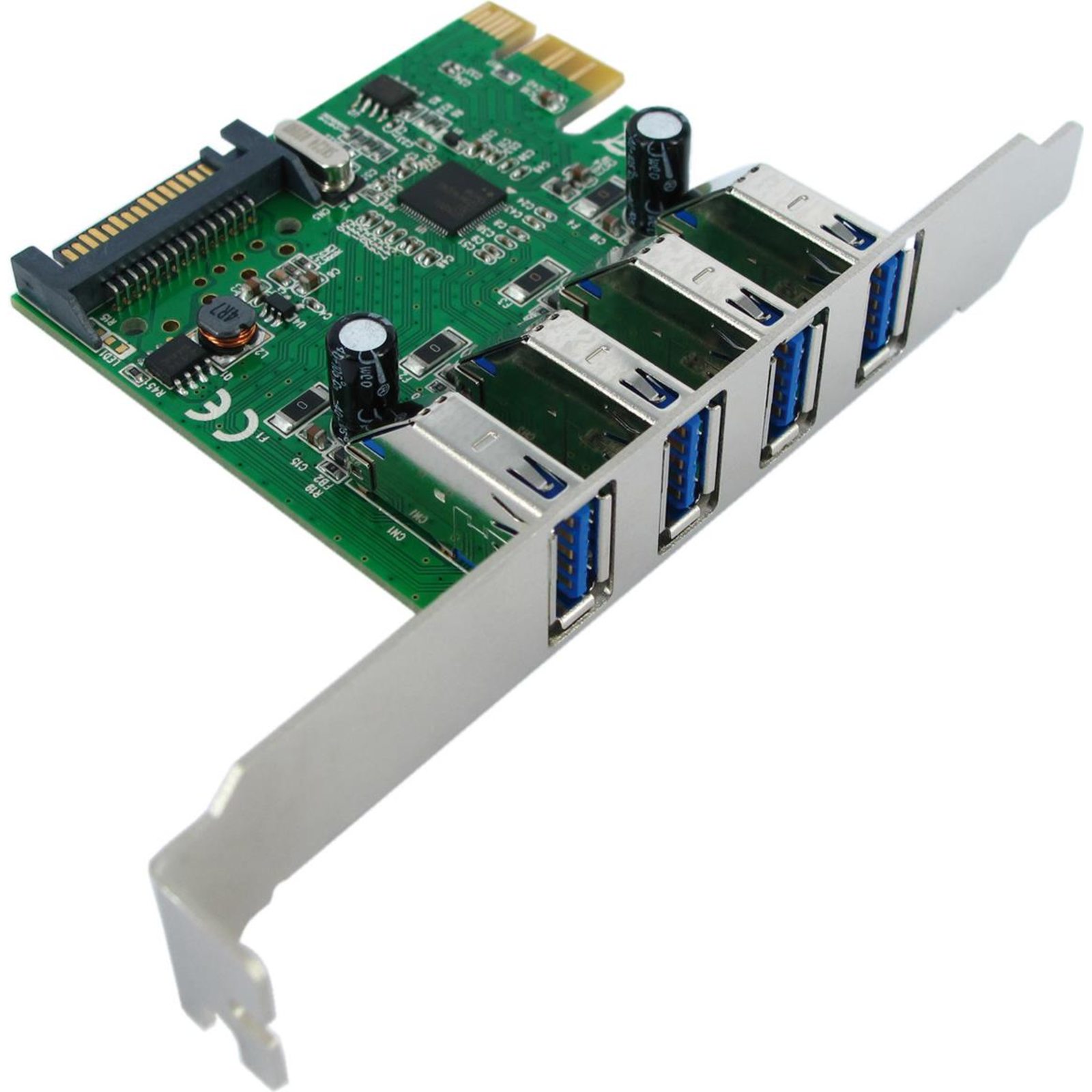 VALUE PCI-Express Adaptr 4x USB3.2 Gen1 5Gbit-s PCI-Express 5,000 Mbps