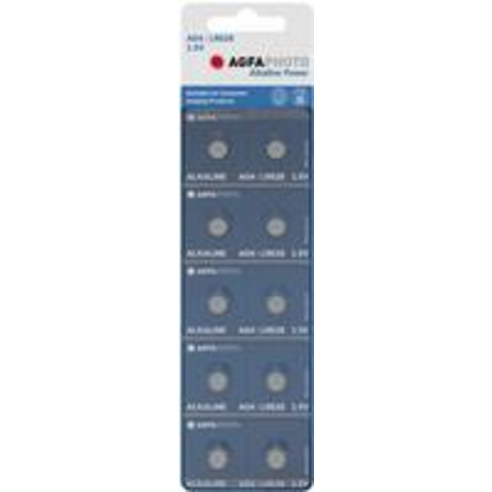 AgfaPhoto AG4 Button Cell LR 66 Alkaline Manganese 1.5 V 10 Pcs.