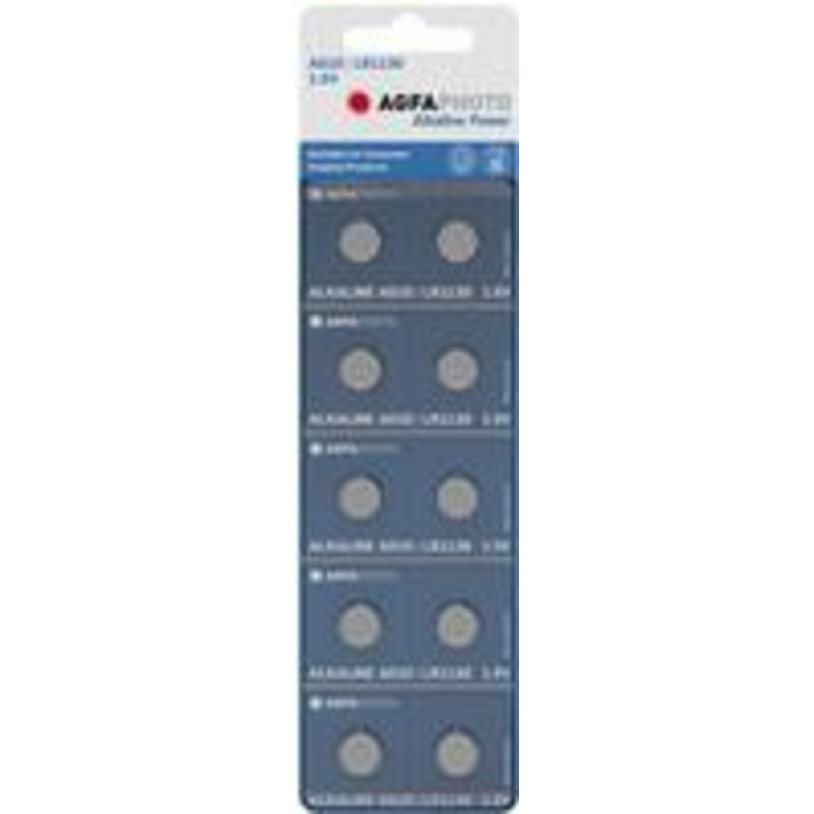 AgfaPhoto AG10 Button Cell LR 54 Alkaline Manganese 1.5 V 10 Pcs.