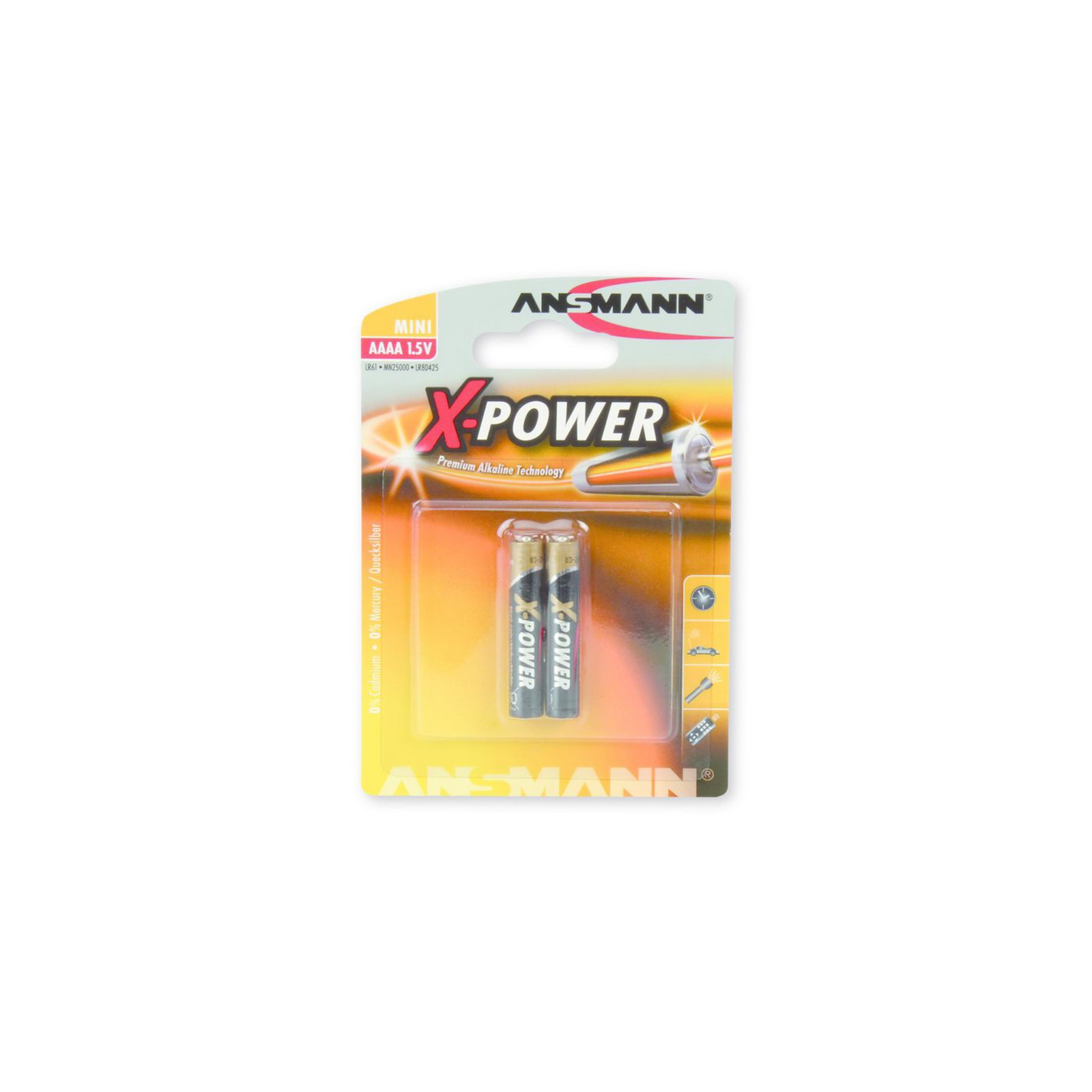 Ansmann X-POWER Mini AAAA Battery 2 X AAAA