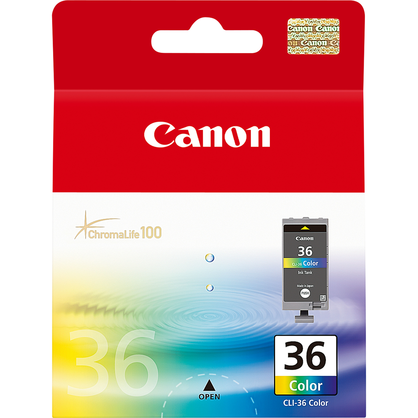 Canon CLI 36 Color cyan magenta Yellow Black 249 Pages Ink 1511B001