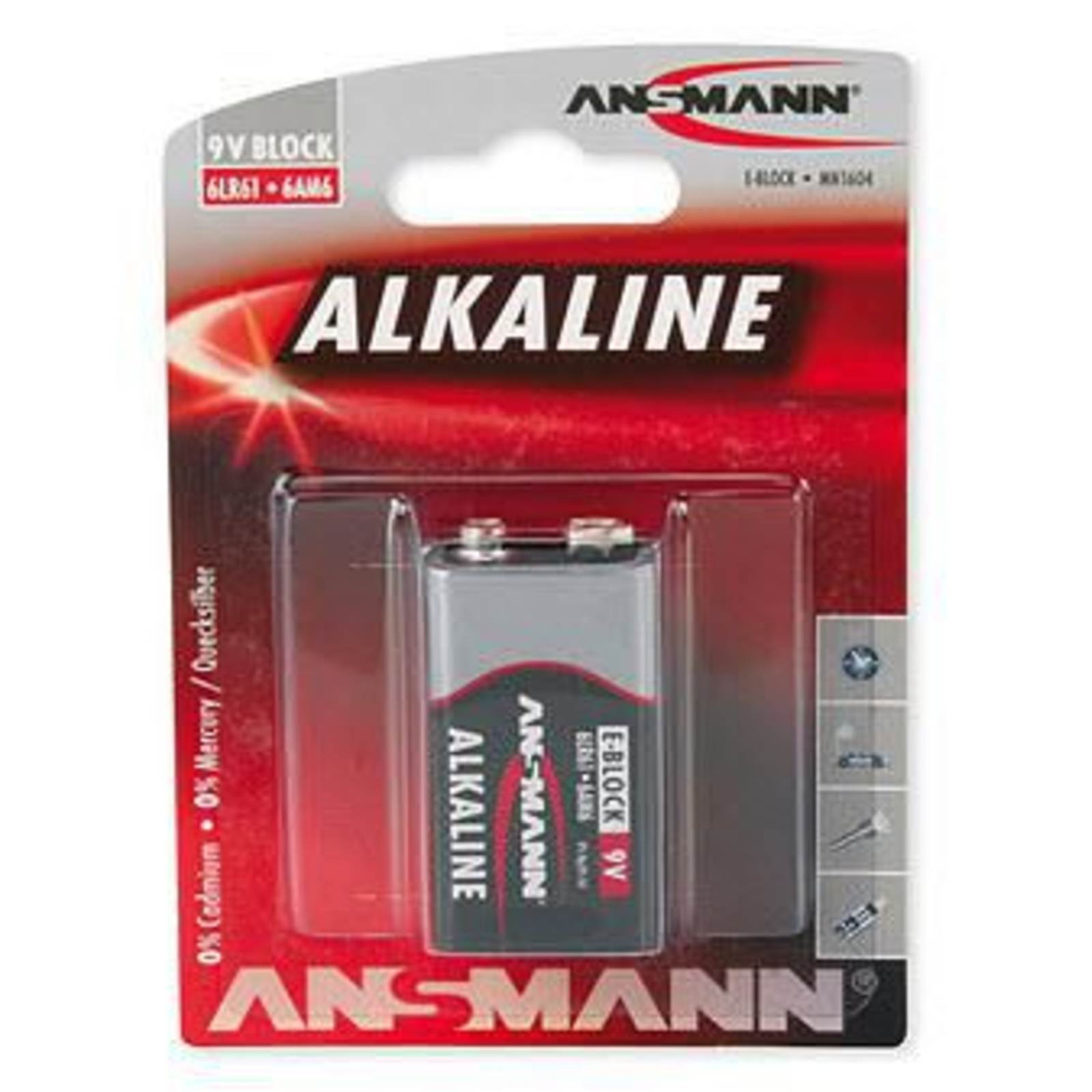 Ansmann RED LINE Battery 9V Alkaline