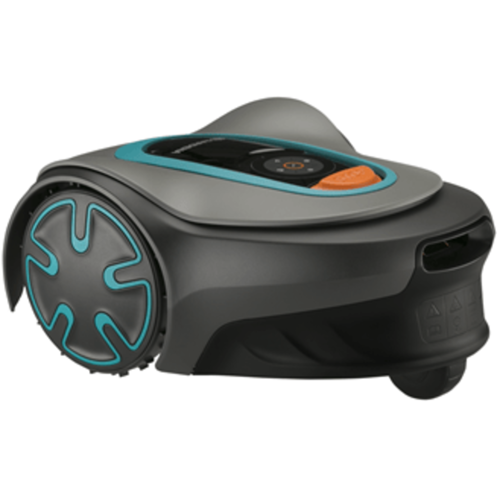 Gardena SILENO Minimo 500m2 Robotic Lawnmower Grey Turquoise Li-ion Battery 2.1Ah