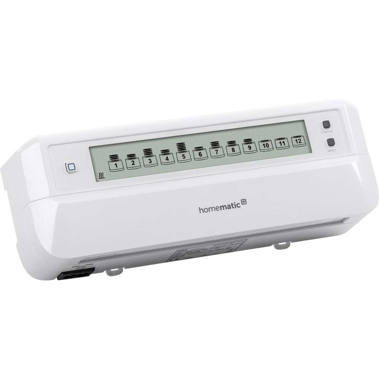 eQ-3 Smart Home Underfloor Heating Actuator HmIP-FALMOT-C12 White 12-gang Motorised