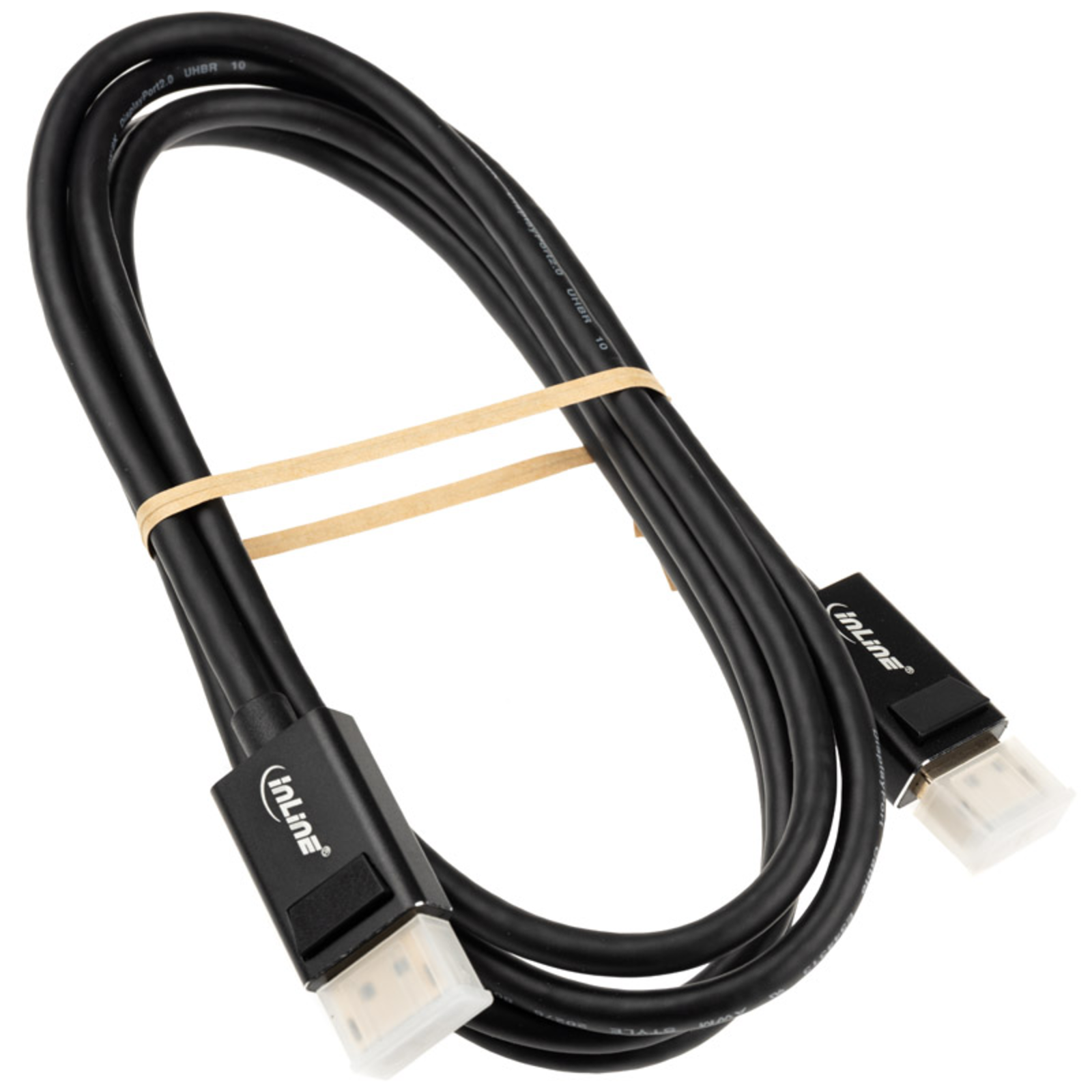 InLine DisplayPort 2.0 Cable 8K4K UHBR Black gold-plated Contacts 2m