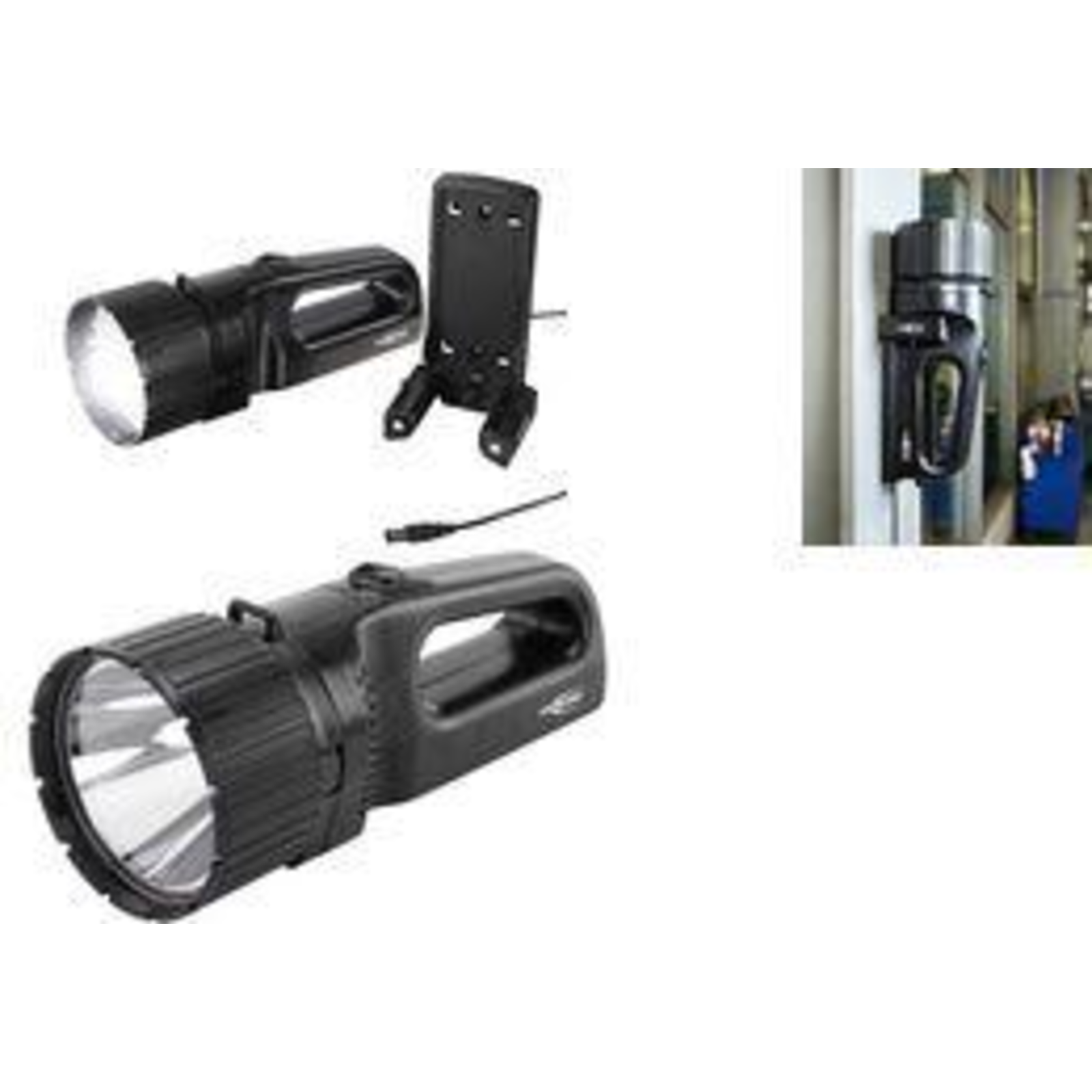 ANSMANN Hand-held Spotlight Black